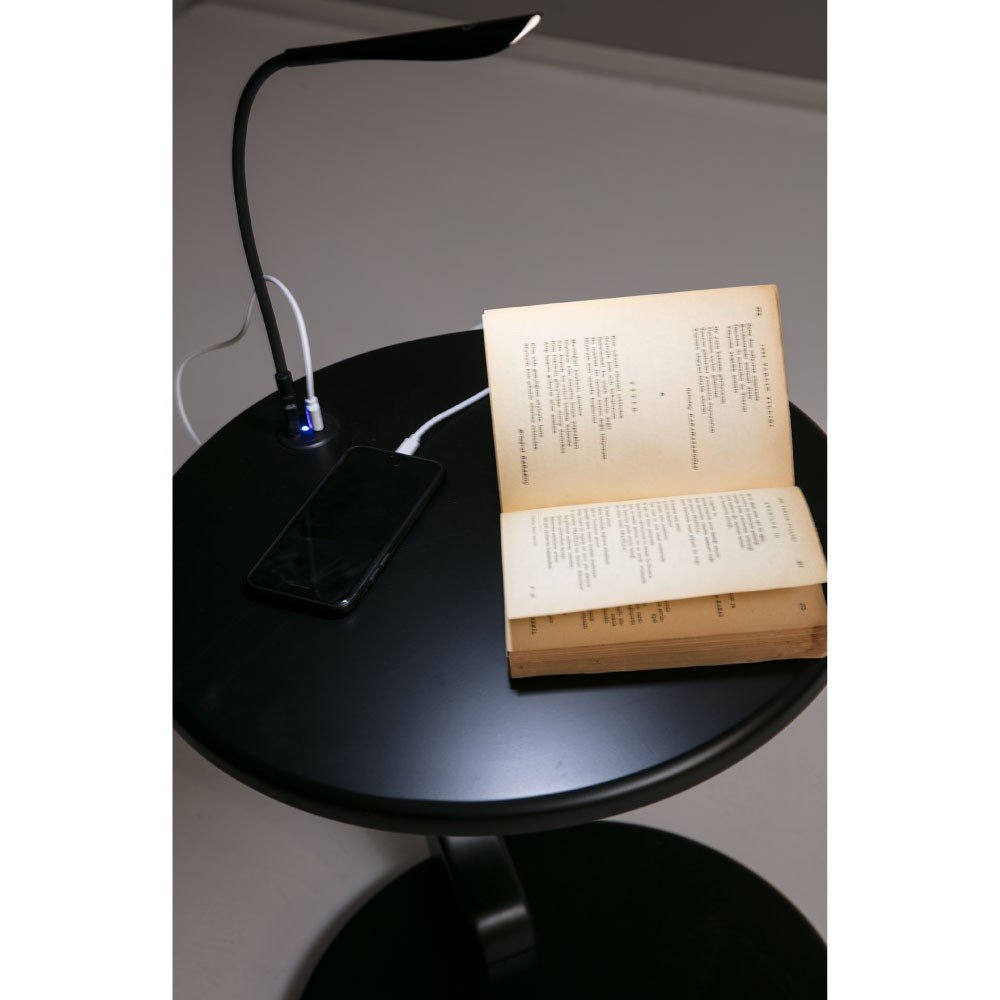 Button Black Side Table