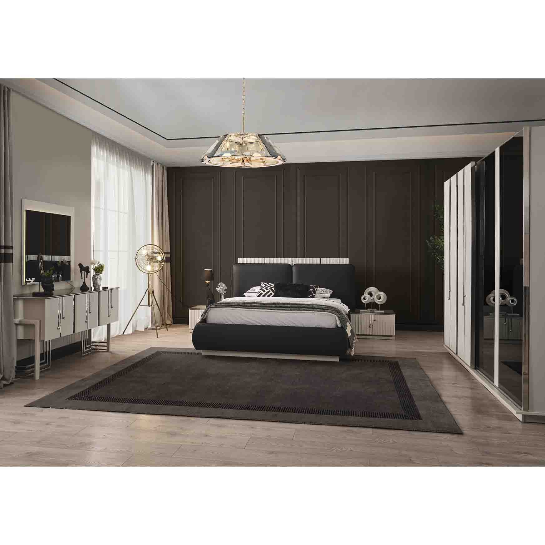 Vizyon Bedroom (Bed With Storage 160x200 cm)