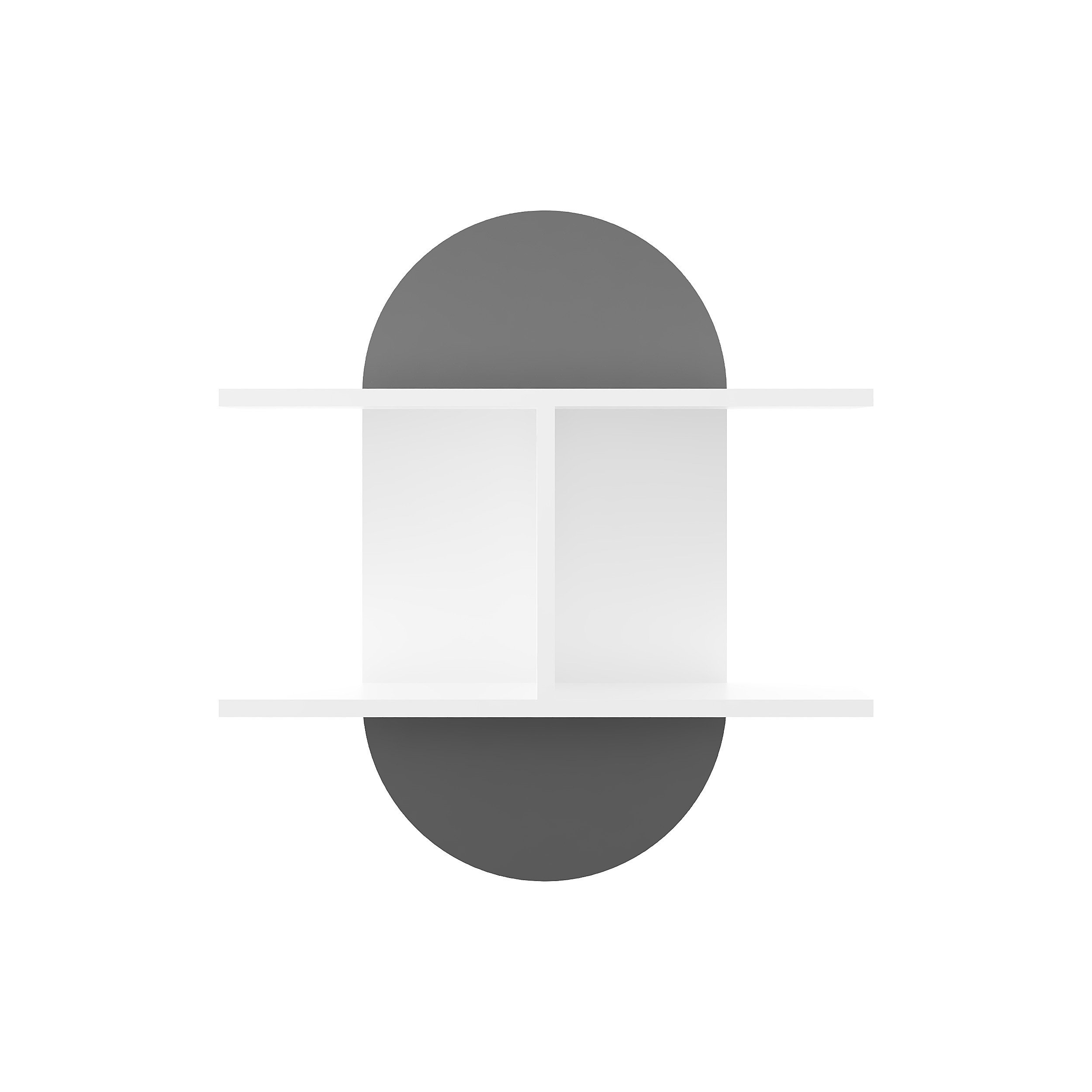 AURO WALL SHELF - WHITE - ANTHRACITE M.KT.01.23227.3 M.KT.01.23227.3