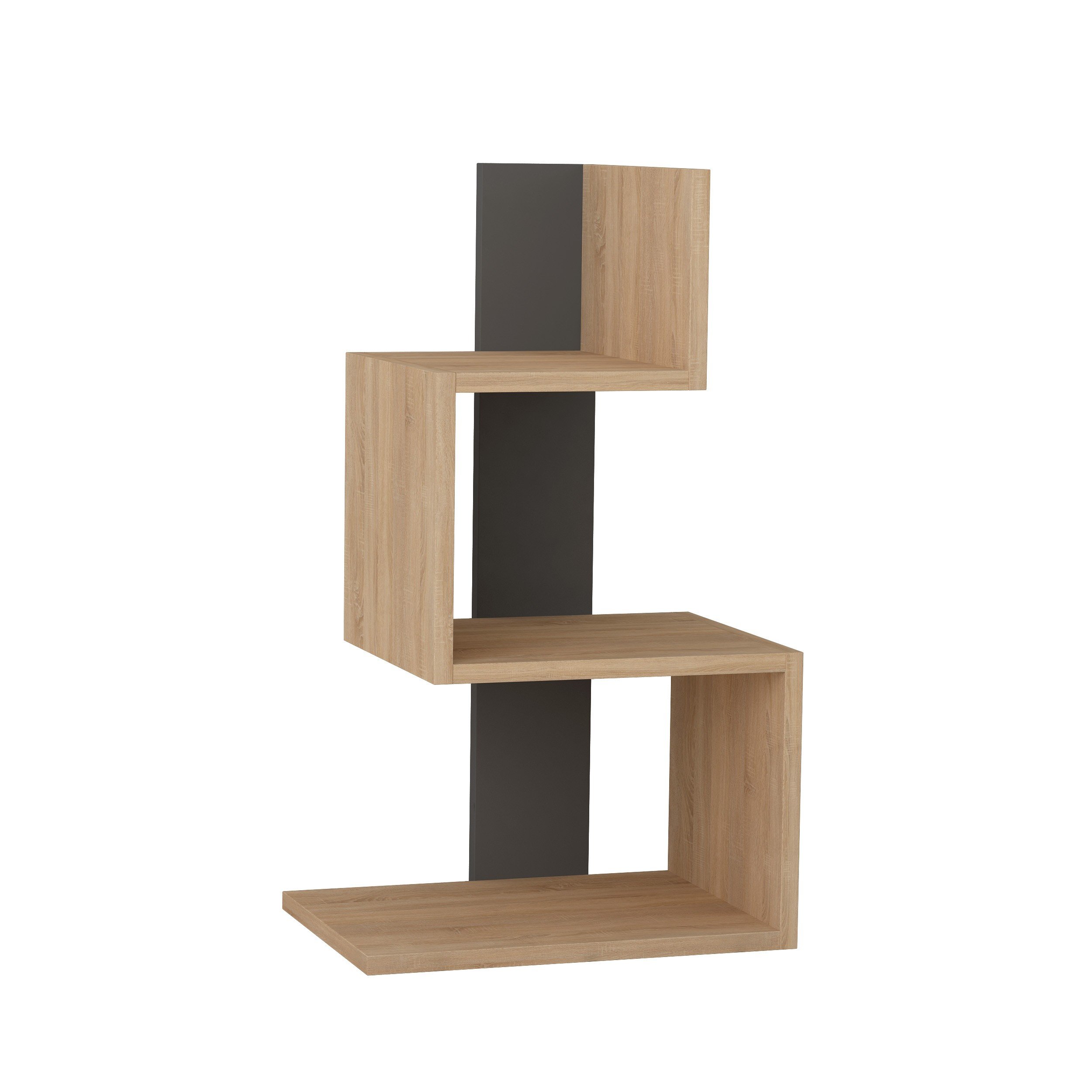 ROSIE SIDE TABLE - OAK - ANTHRACITE - M.SH.16411.5