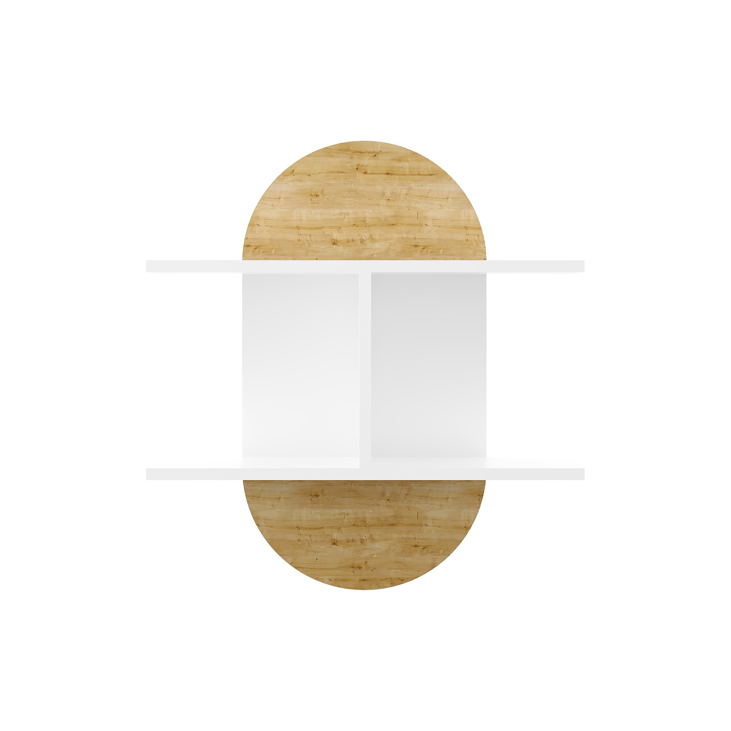 AURO WALL SHELF - WHITE - OAK M.KT.01.23227.2 M.KT.01.23227.2