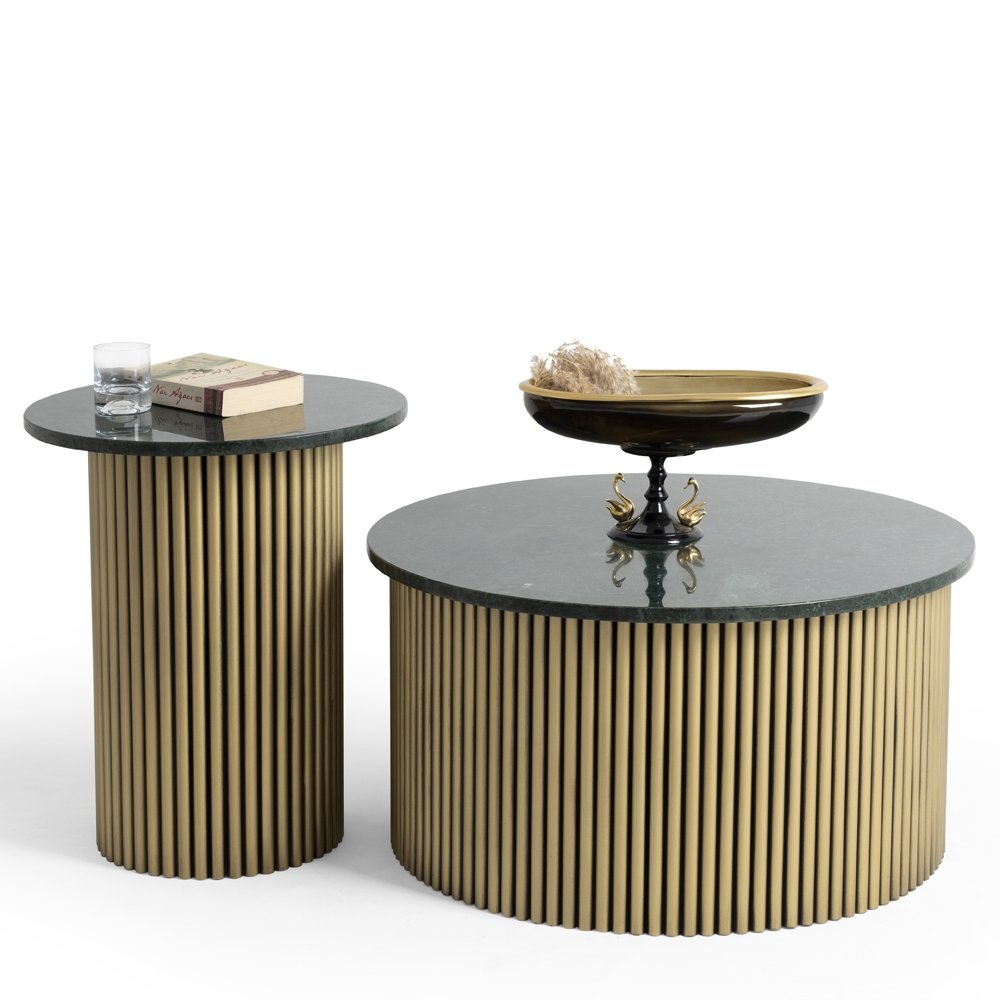 Soffia Vol2  Center & Side Table - Marble