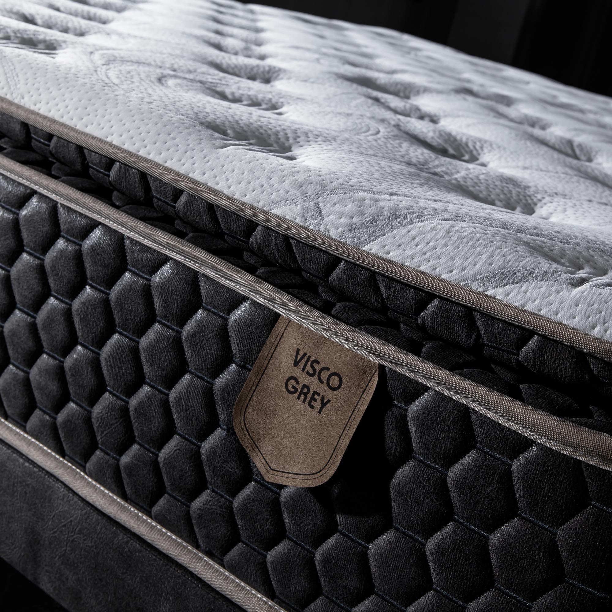 Visco Grey Mattress 140x200cm