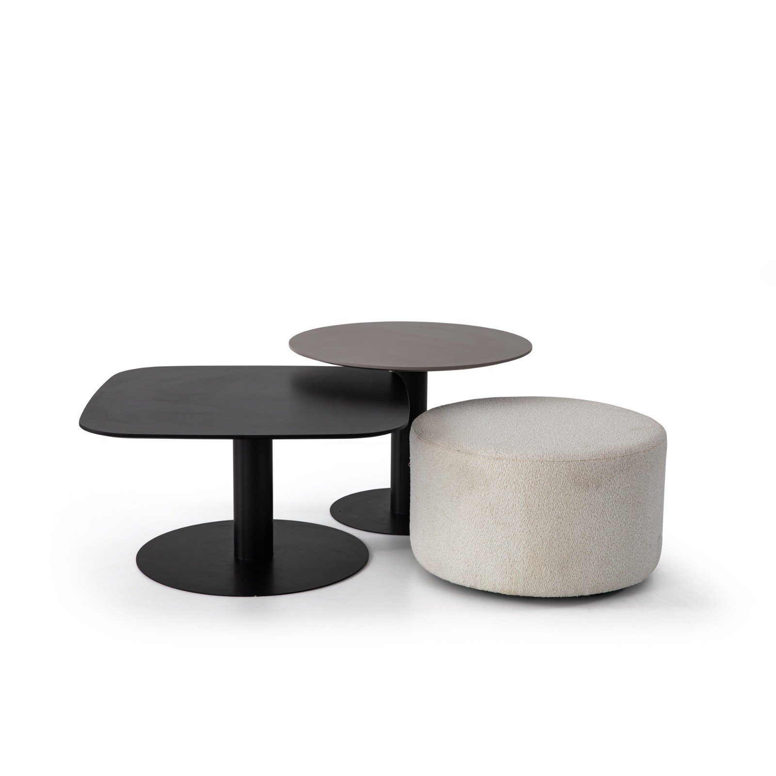 Benny Vol1 Center & Side Table *1 Pouf