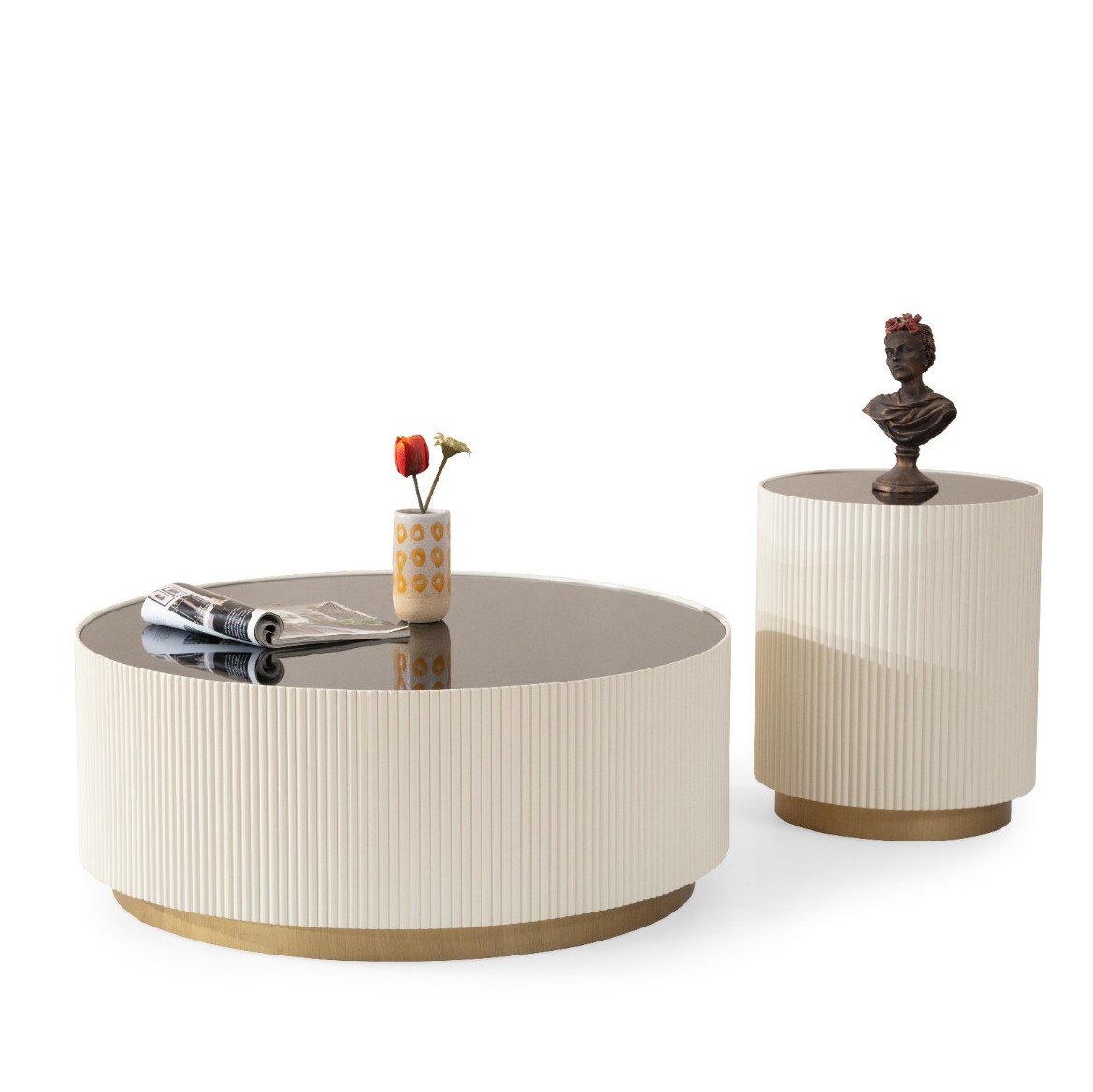 Olivia Center & Side Table