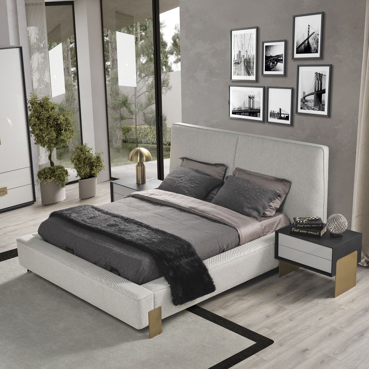 Icon Vol1 Bed With Storage 160x200 cm