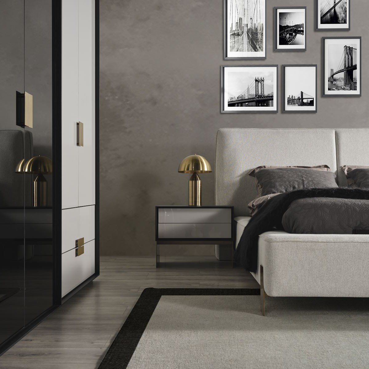 Icon Bedroom (Bed With Storage 160x200 cm)