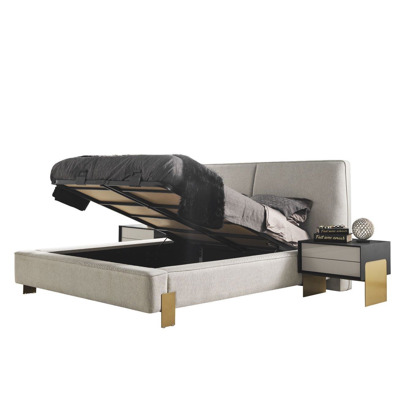 Icon Vol1 Bed With Storage 180x200 cm