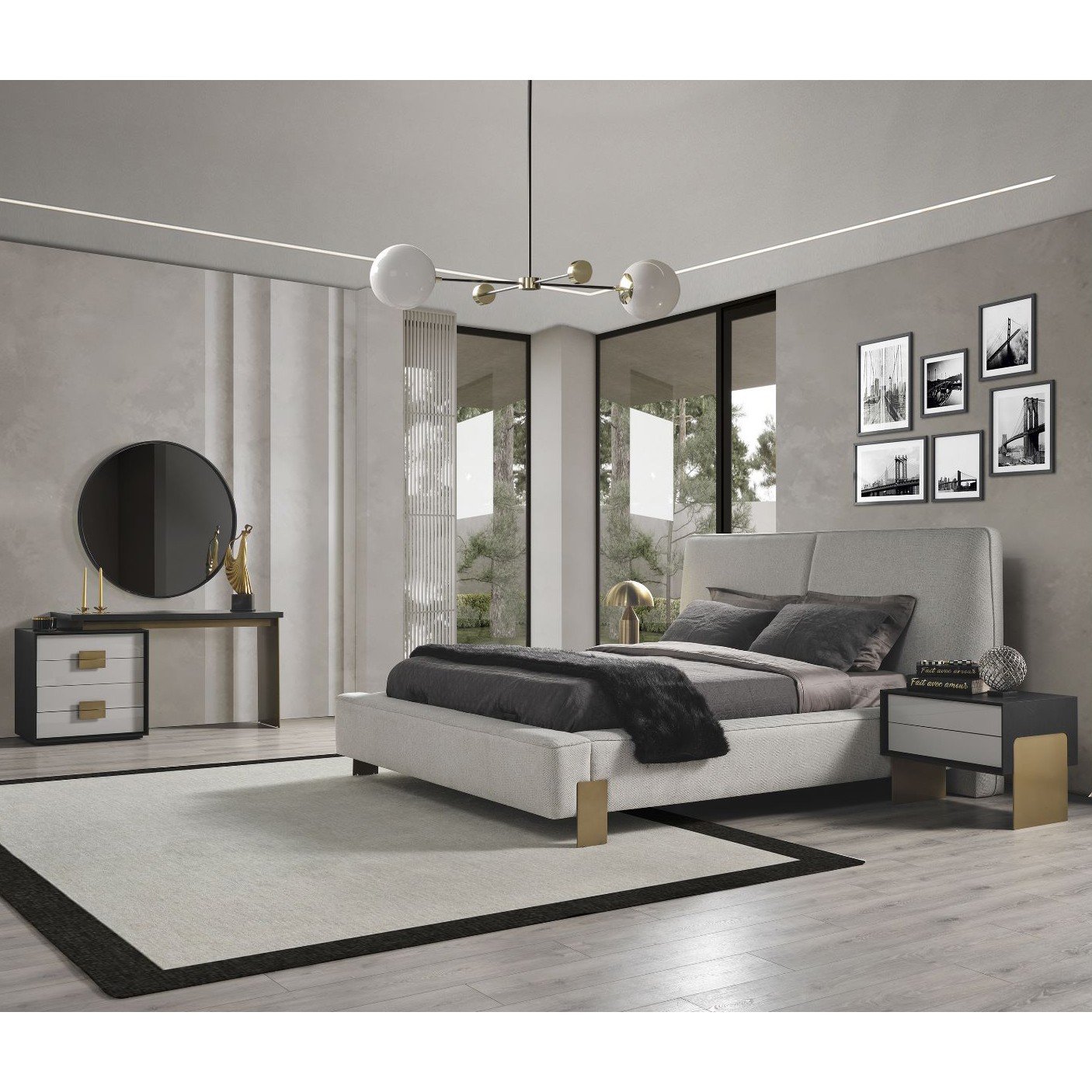 Icon Bedroom (Bed With Storage 160x200 cm)