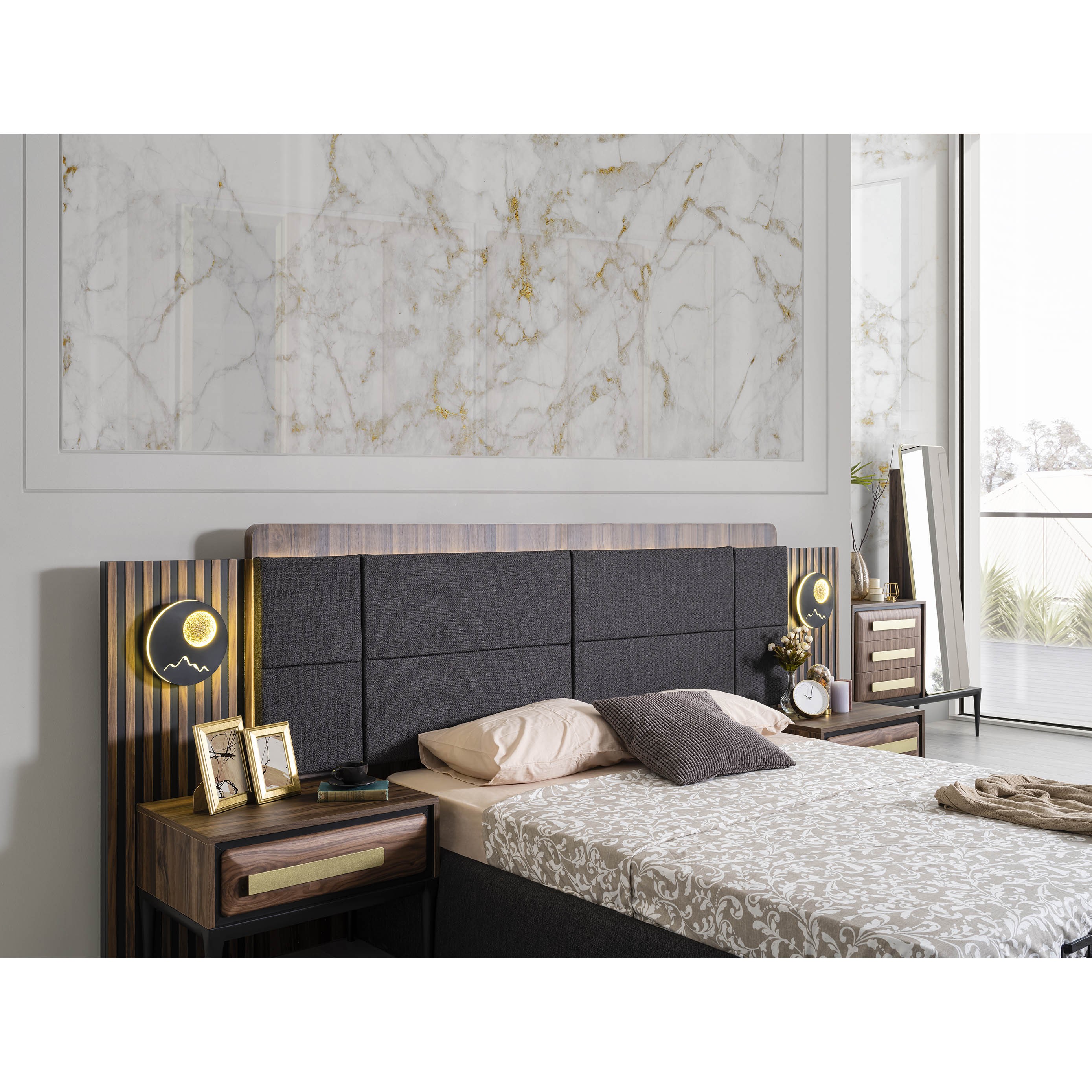 Armani  Bed Without Storage 180x200 cm