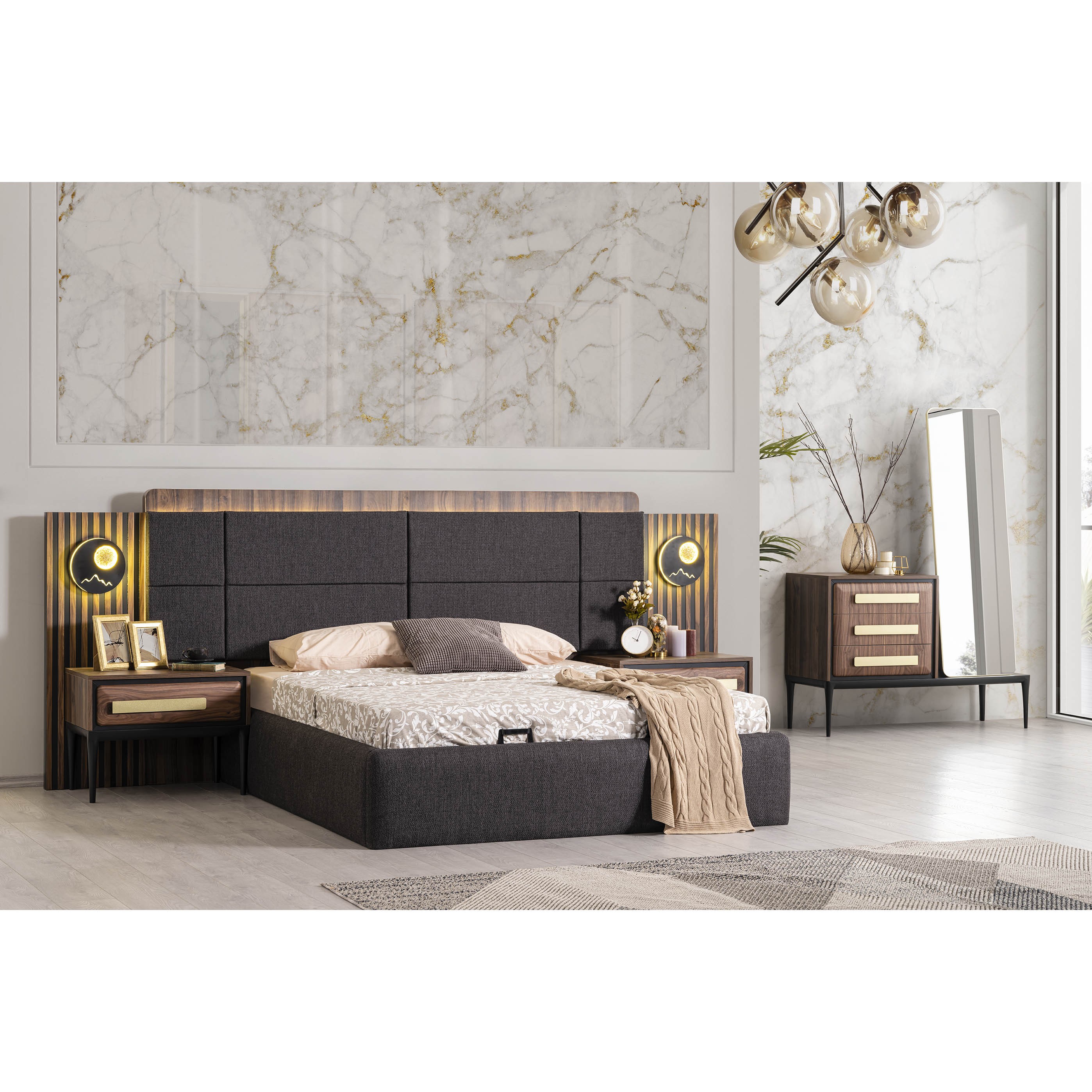 Armani Bed Without Storage 160x200 cm