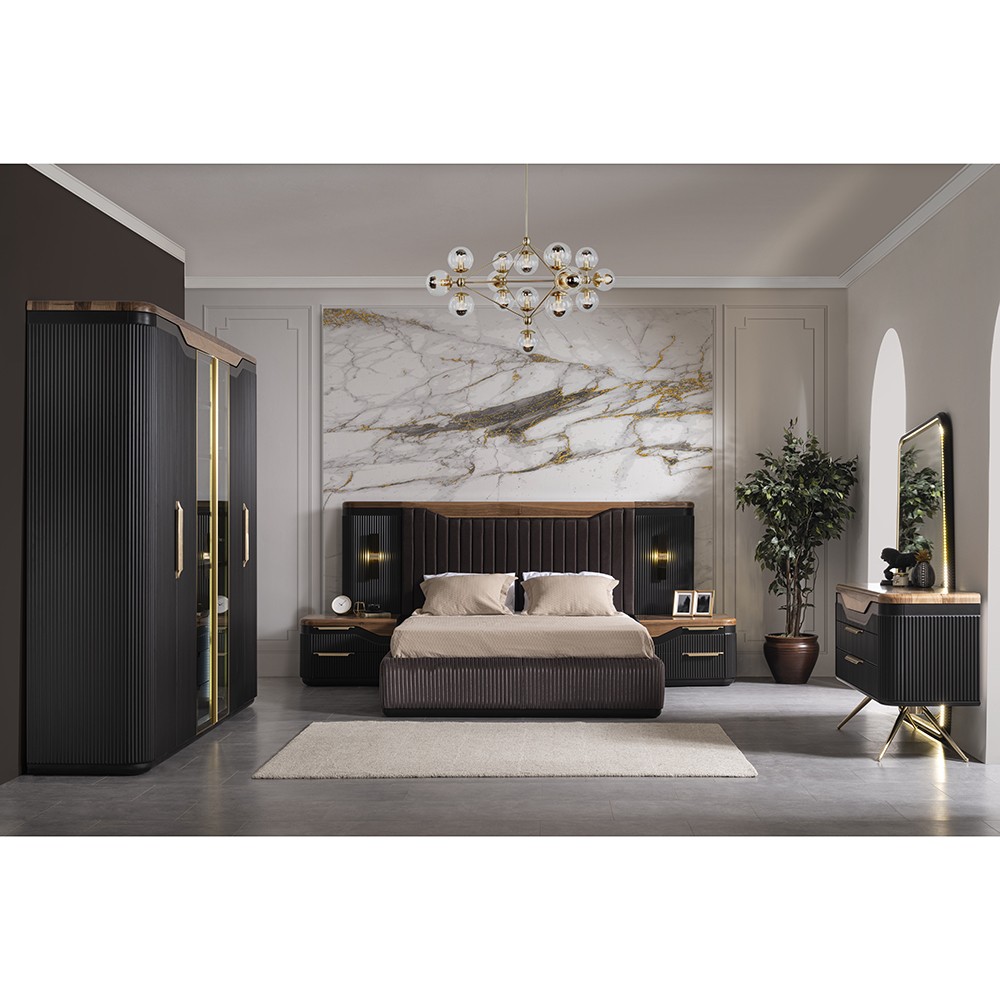 Hermes Bedroom (Bed Without  Storage 160x200cm)