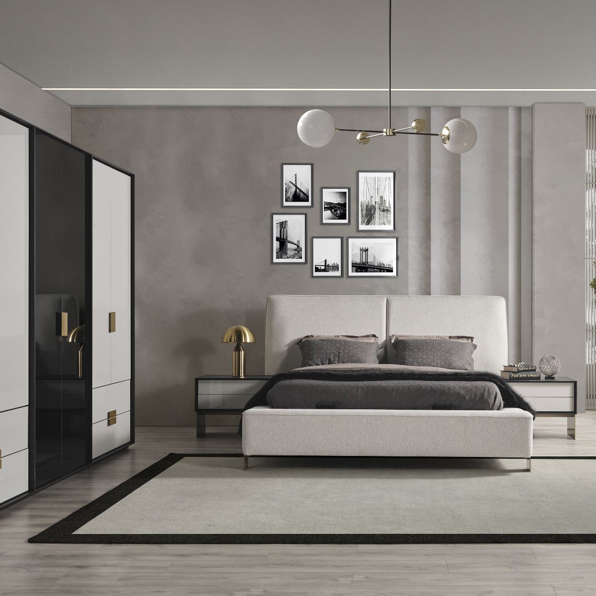 Icon Bedroom (Bed With Storage 180x200 cm)