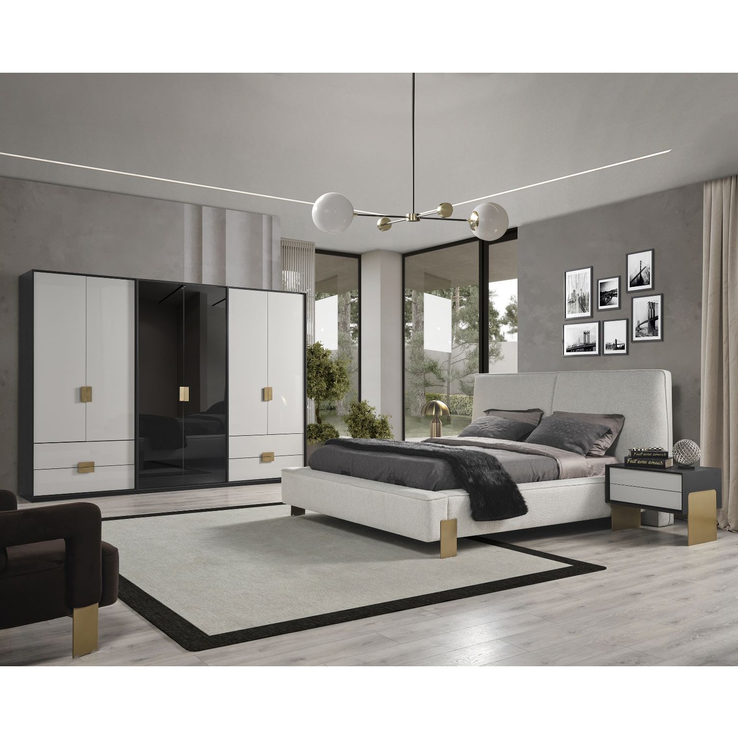 Icon Bedroom (Bed With Storage 180x200 cm)