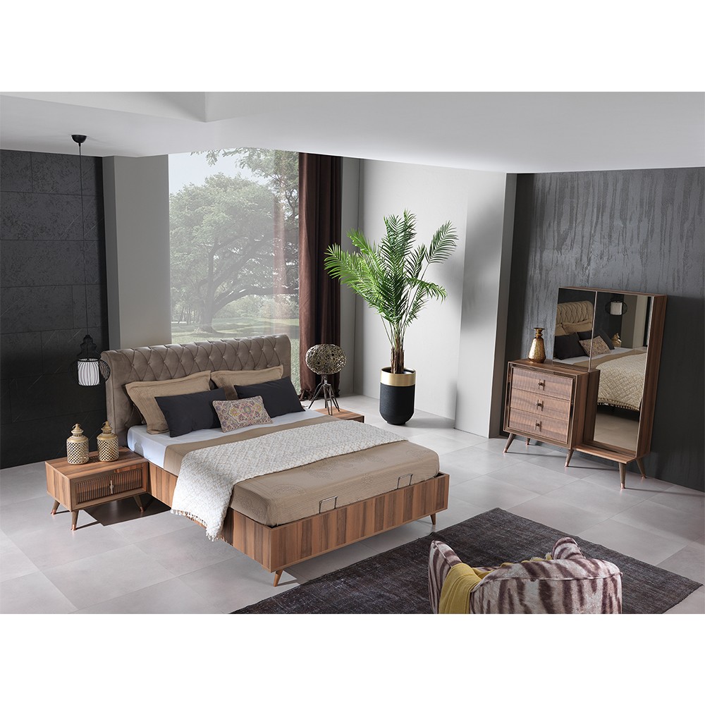 Toprak Bedroom (Bed Without Storage 180x200cm)