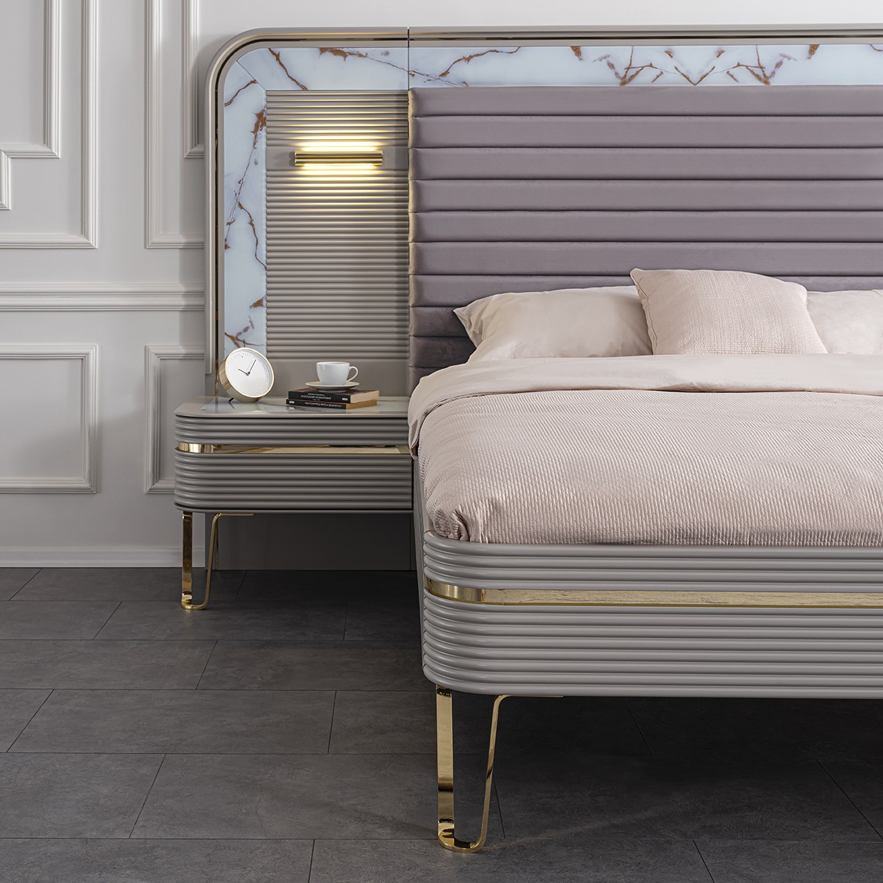 Gucci Bedroom (Bed Without Storage 180x200cm)