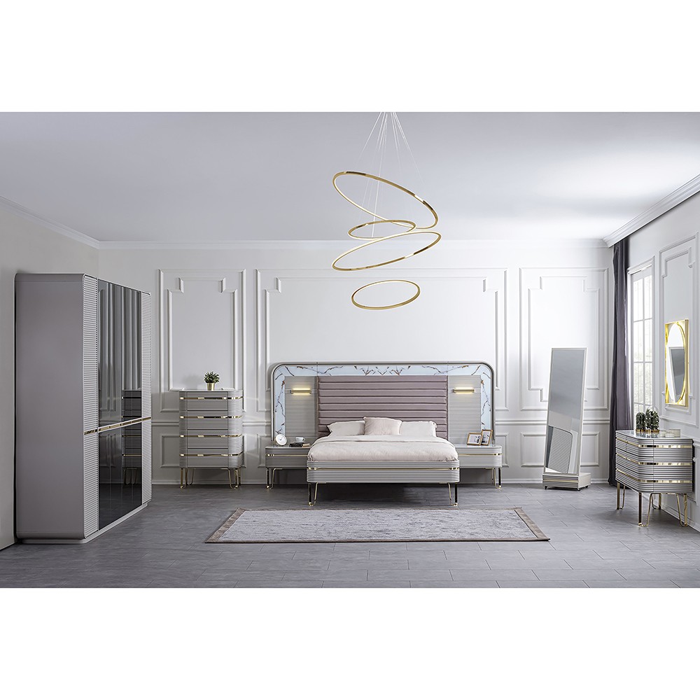 Gucci Bedroom (Bed Without Storage 160x200cm)