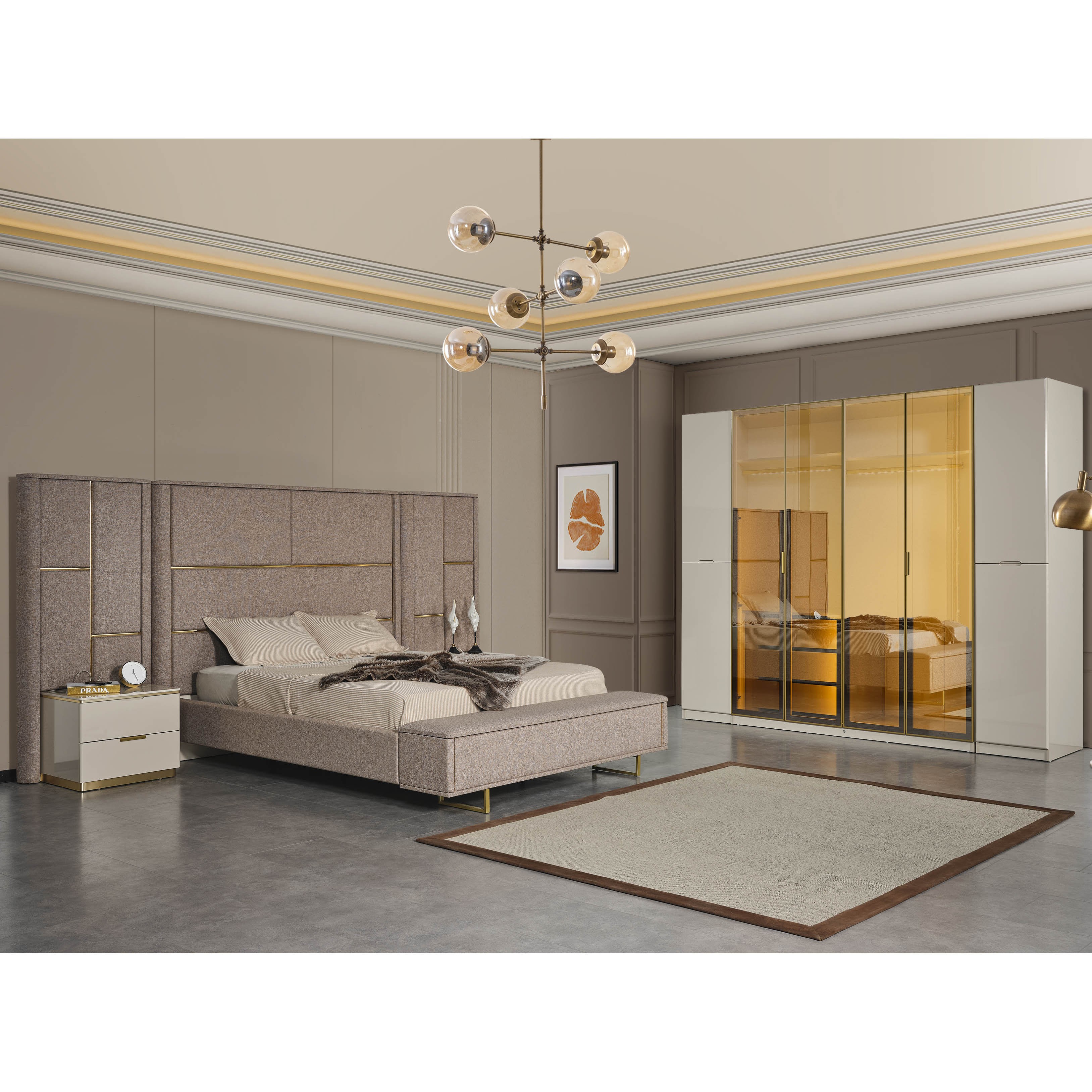 Zirve Bedroom (Bed With Storage 180x200cm)