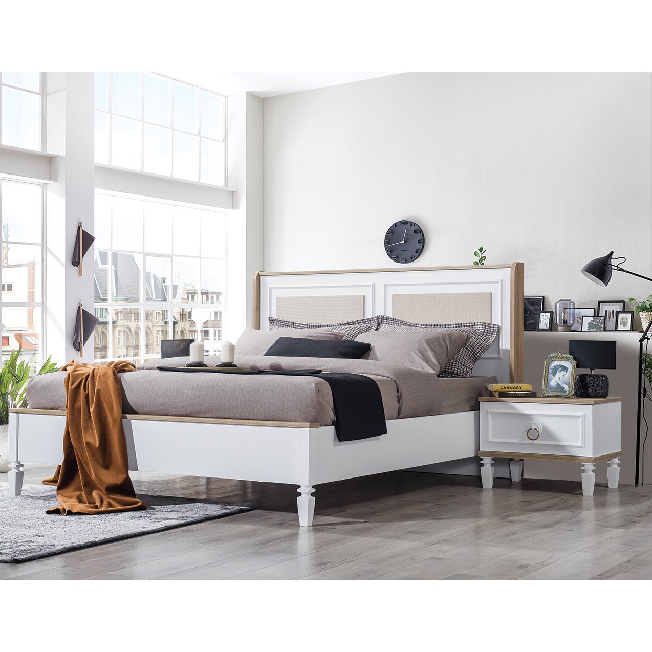 Mila Vol2 Bedroom (Bed Without Storage 160x200cm)
