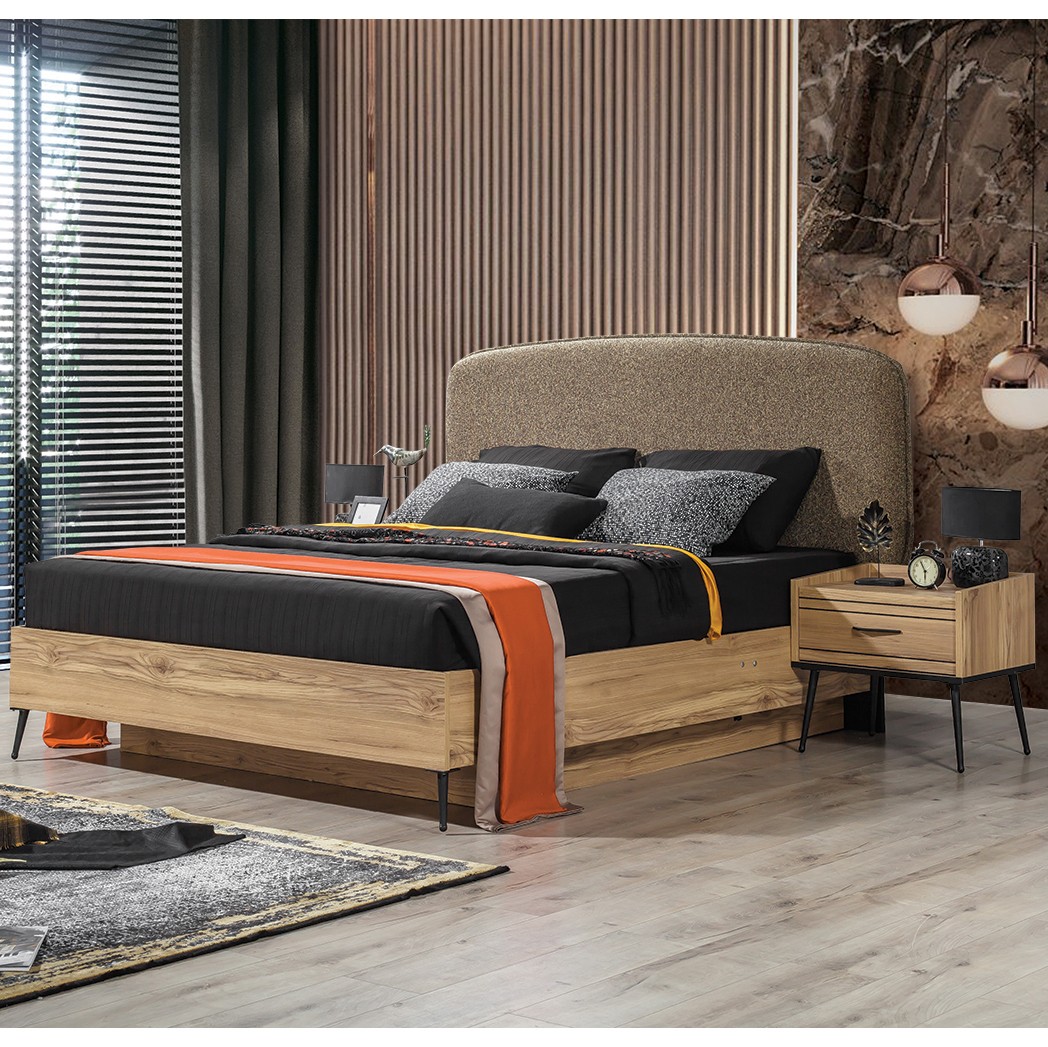 Izgi Bed With Storage 160x200 cm