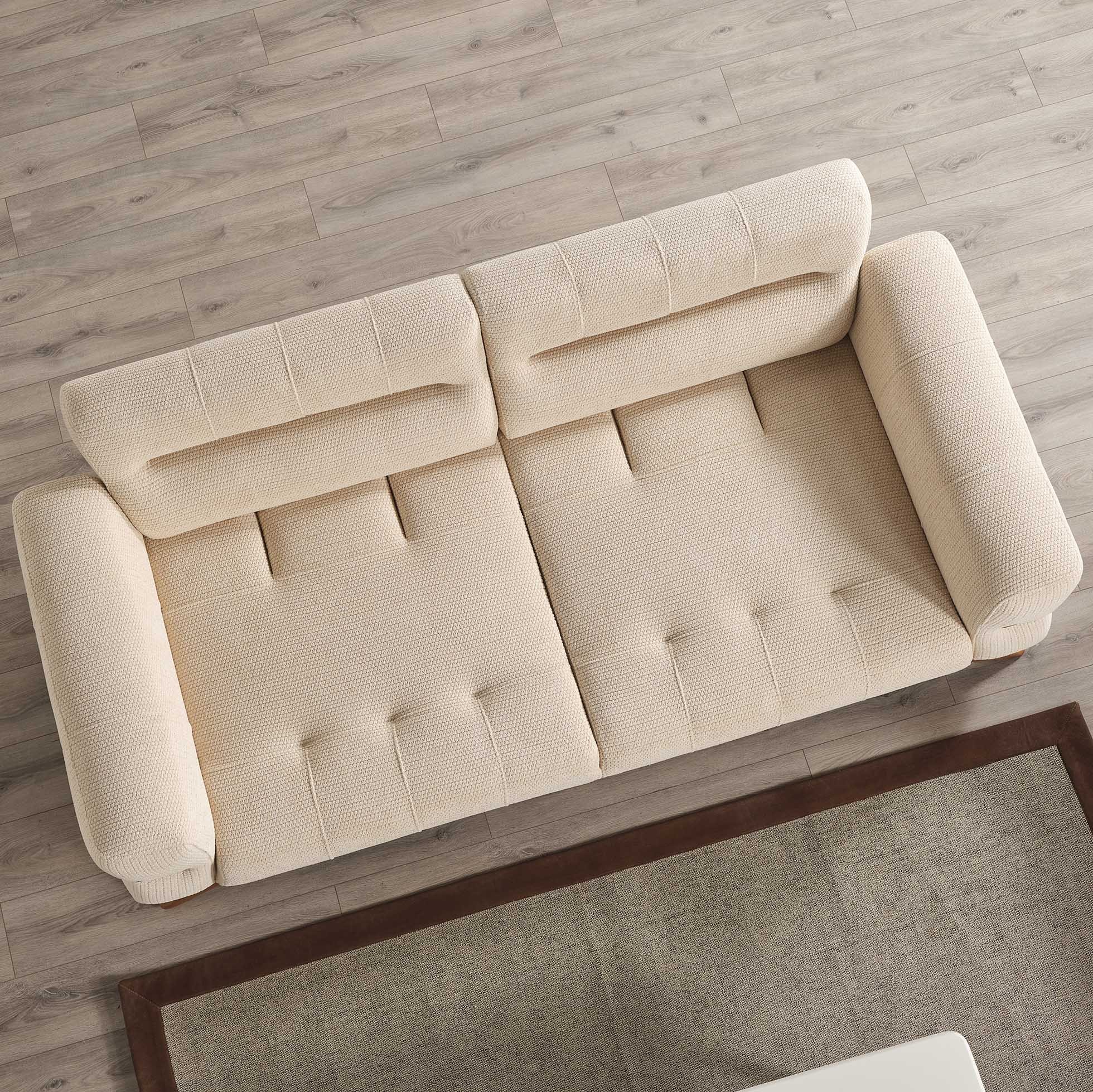 Amsterdam 3 Seater Sofa + Pouf - SHOWDEKO Quality Furnitures & Projects