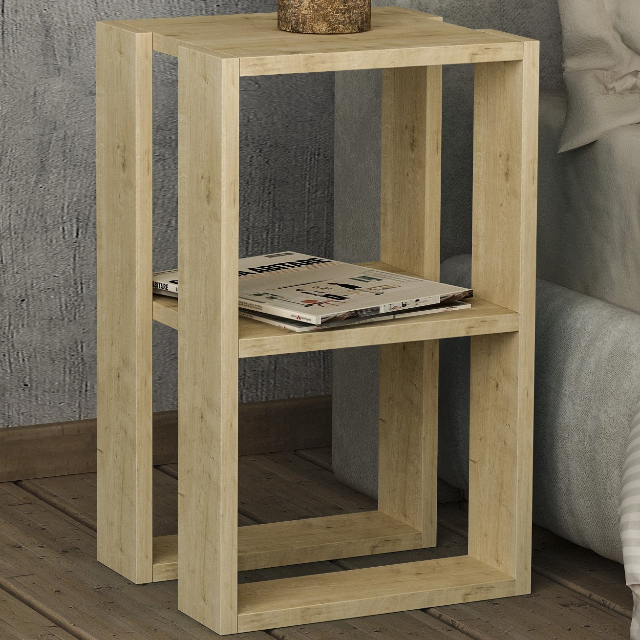 Lonie Nightstand - Oak