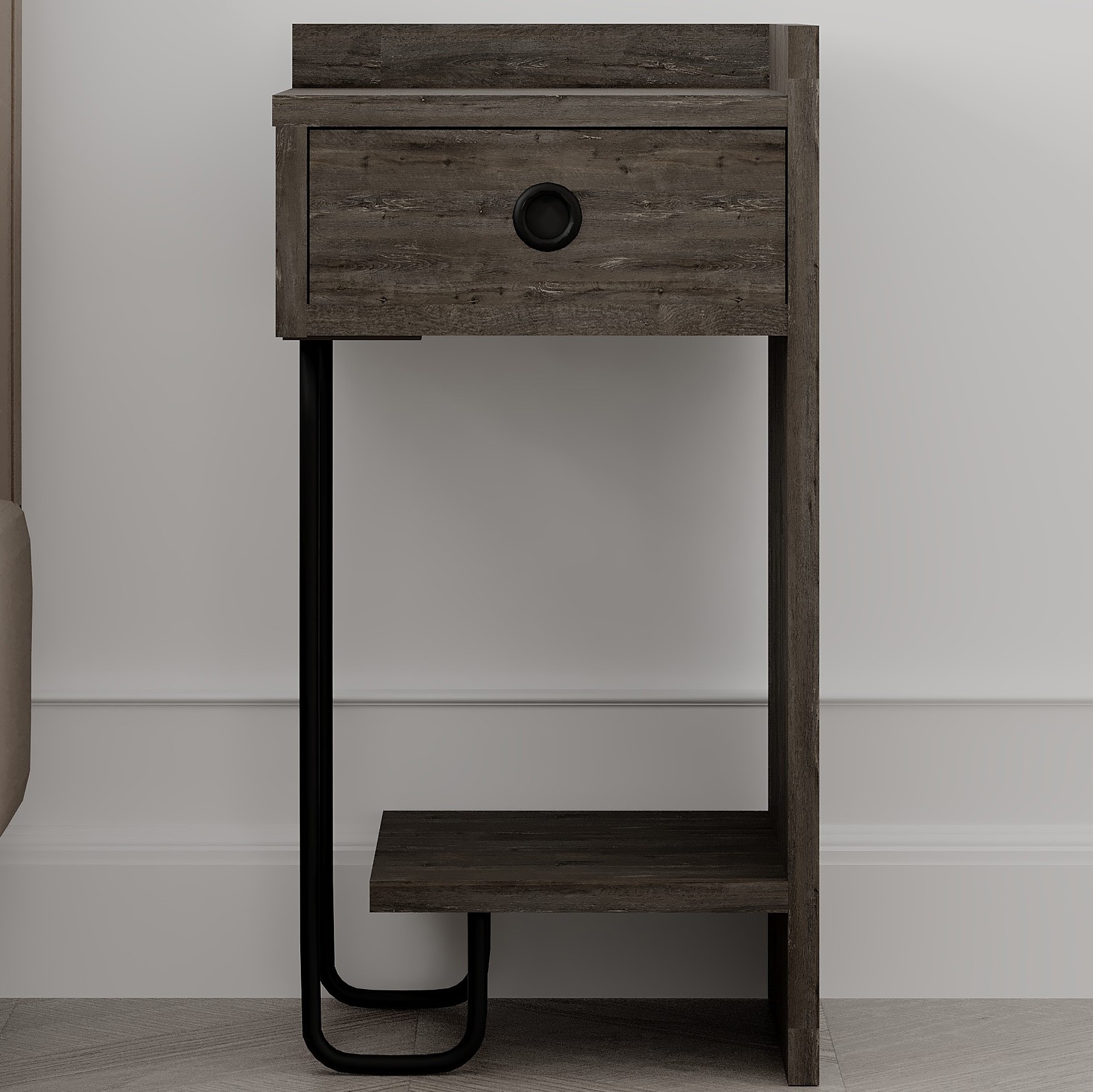 Sirius Nightstand Right Module Dark Coffe