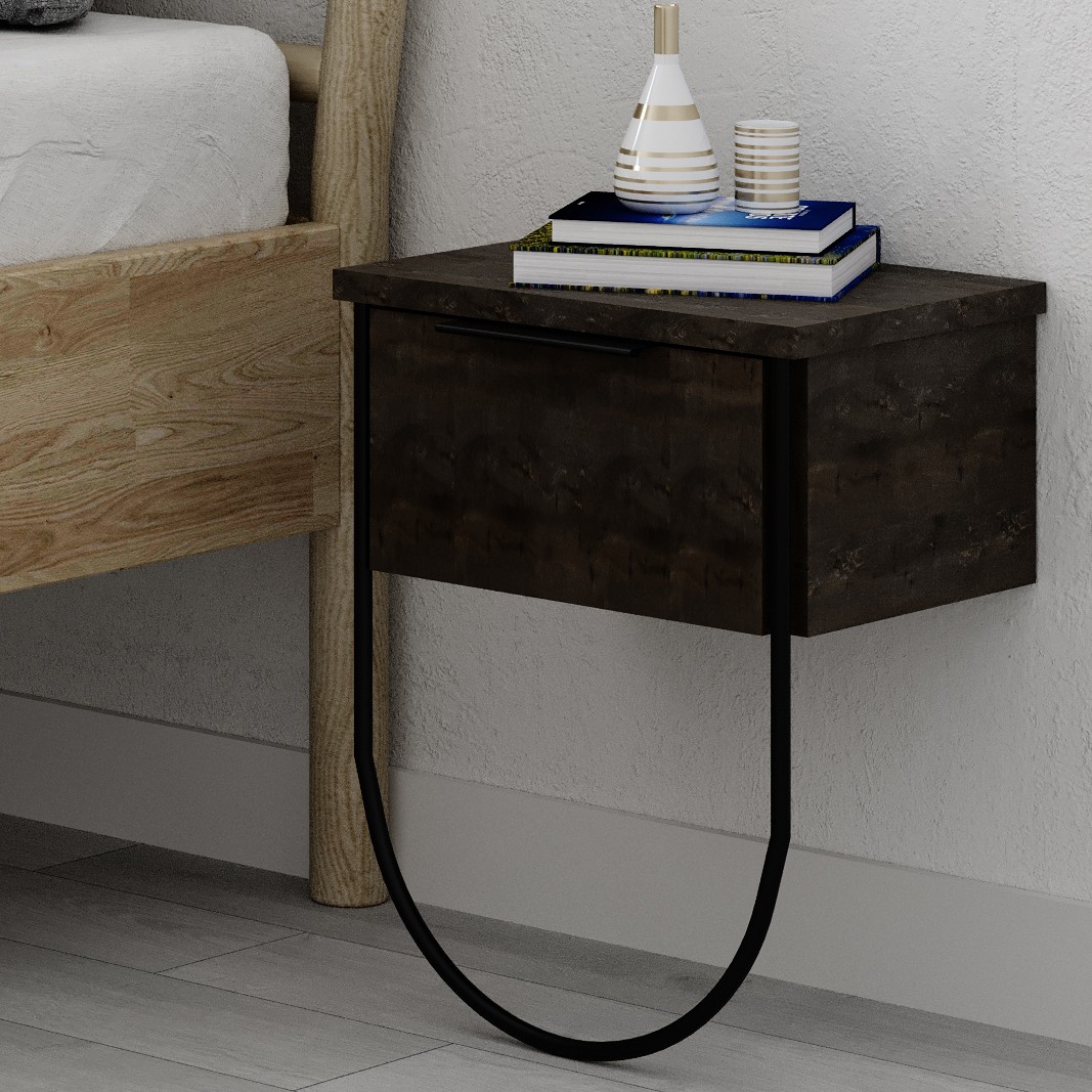 Norfolk Nightstand Dark Coffe