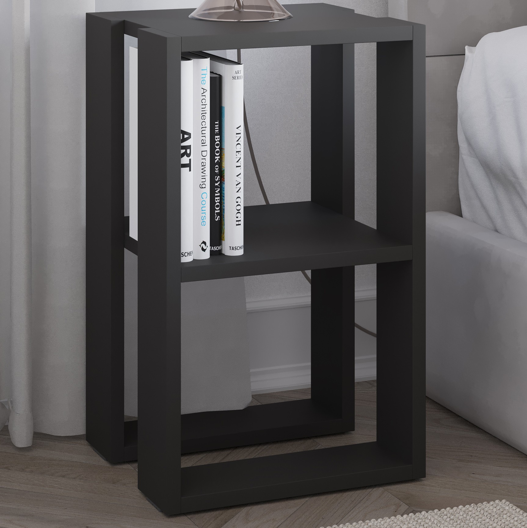 Lonie Nightstand - Anthracite