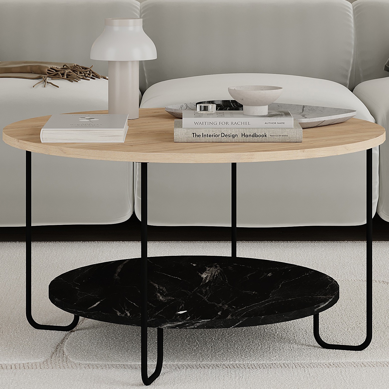 NORFOLK COFFEE TABLE - LIGHT MOCHA - M.SH.21331.4 - SHOWDEKO Quality  Furnitures & Projects