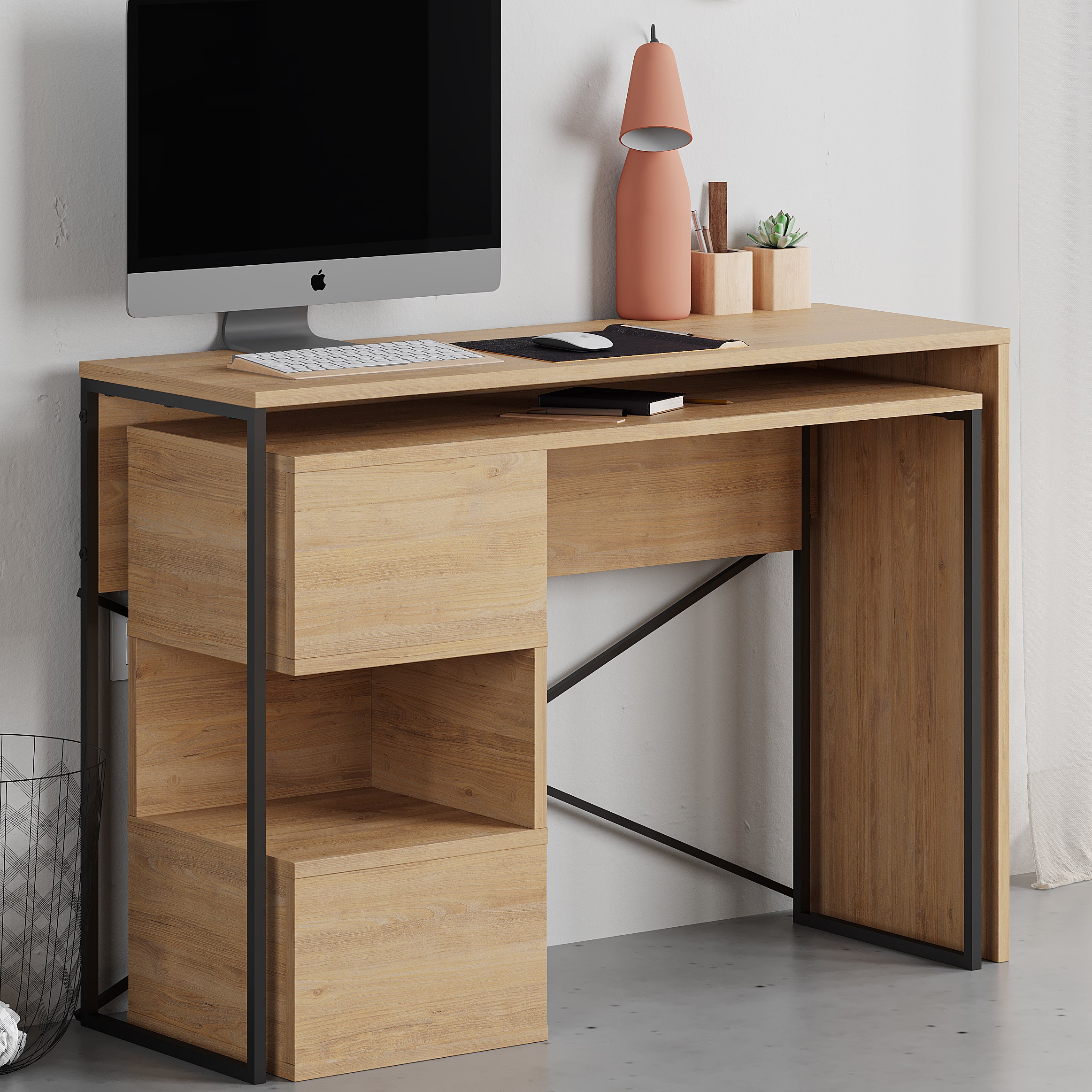 Badau Multipurpose Desk Oak