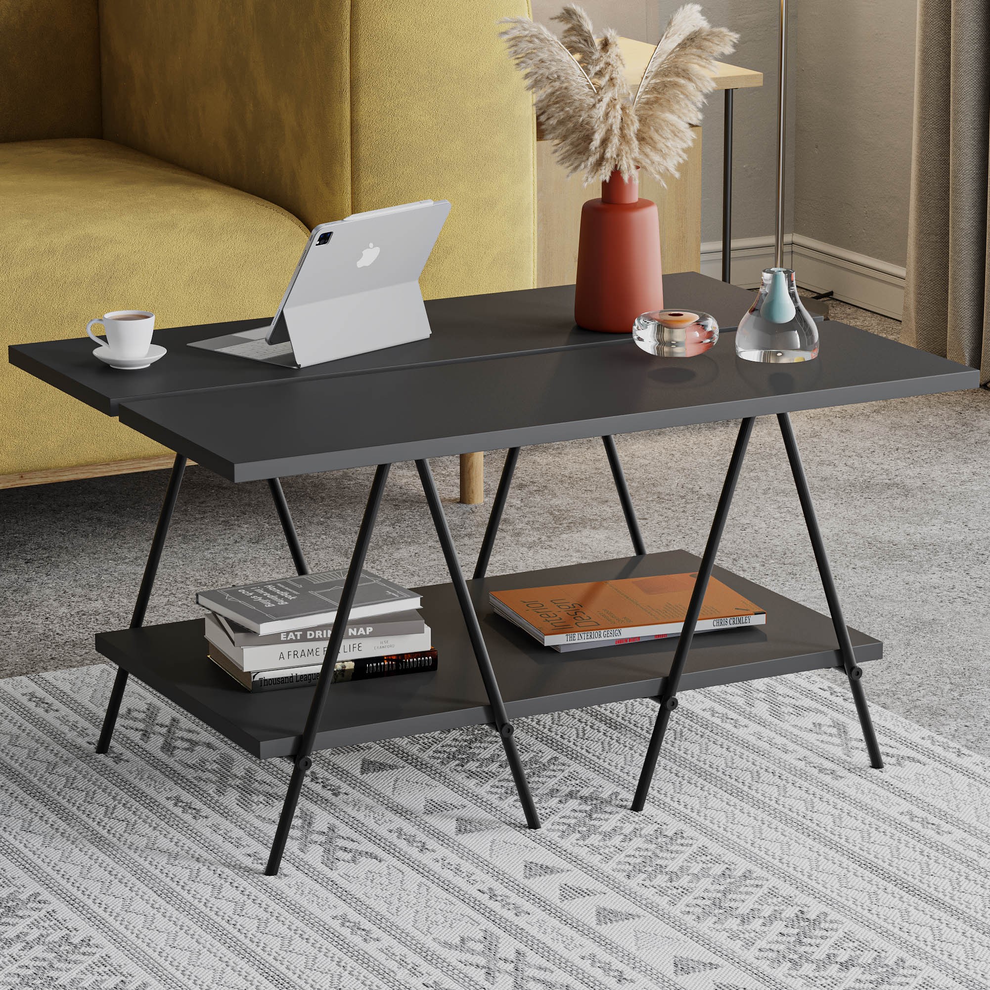 Essel Coffee Table Anthracite