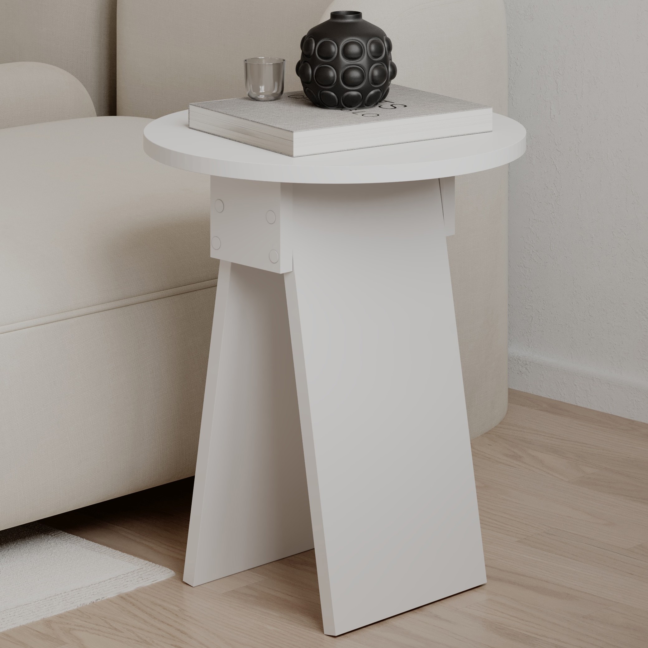 Chen Side Table White
