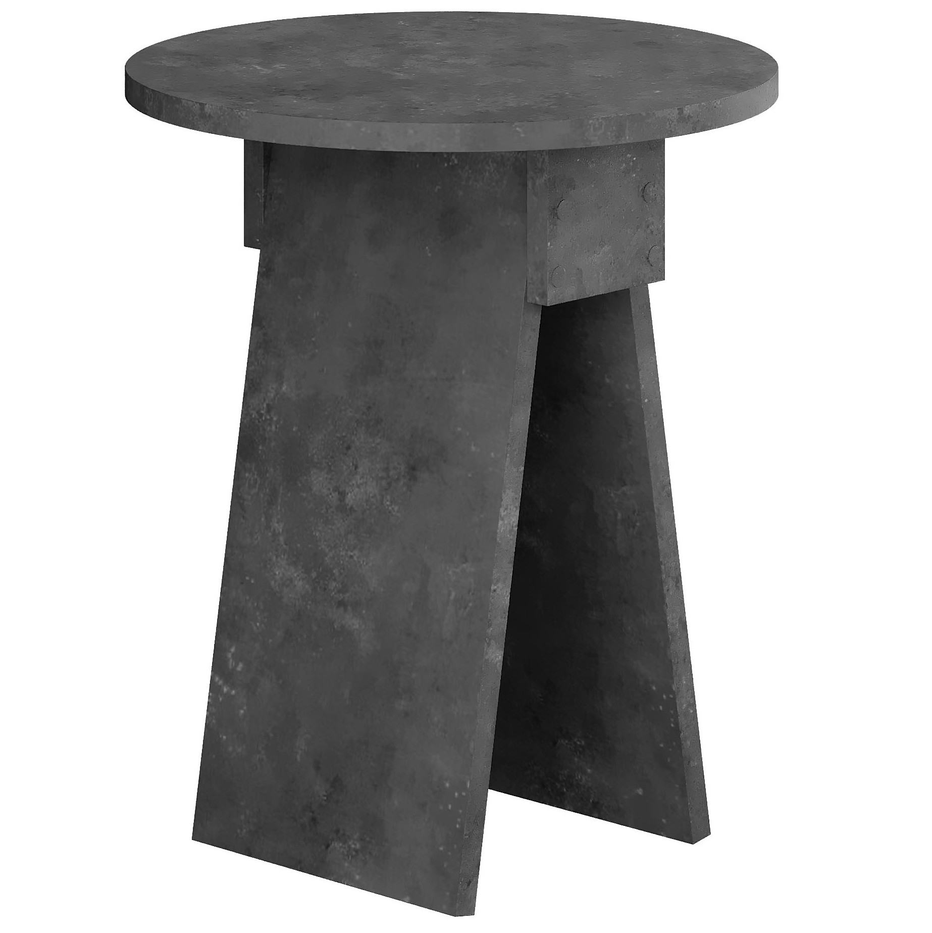 Chen Side Table Retro Grey