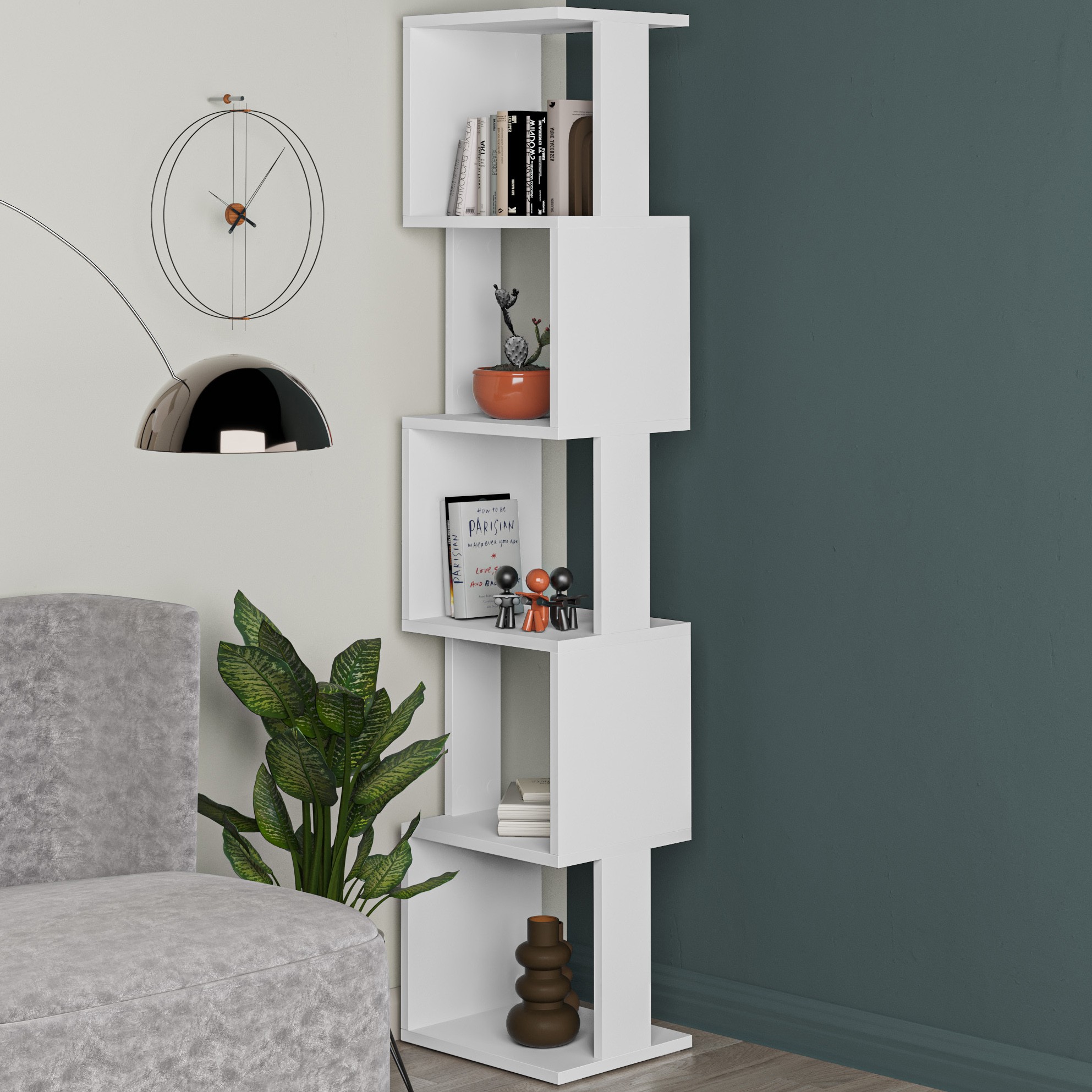 Piri Bookcase White - White