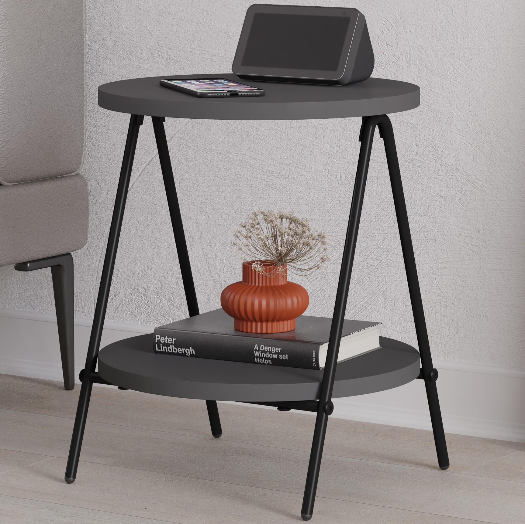 Essel Side Table Anthracite