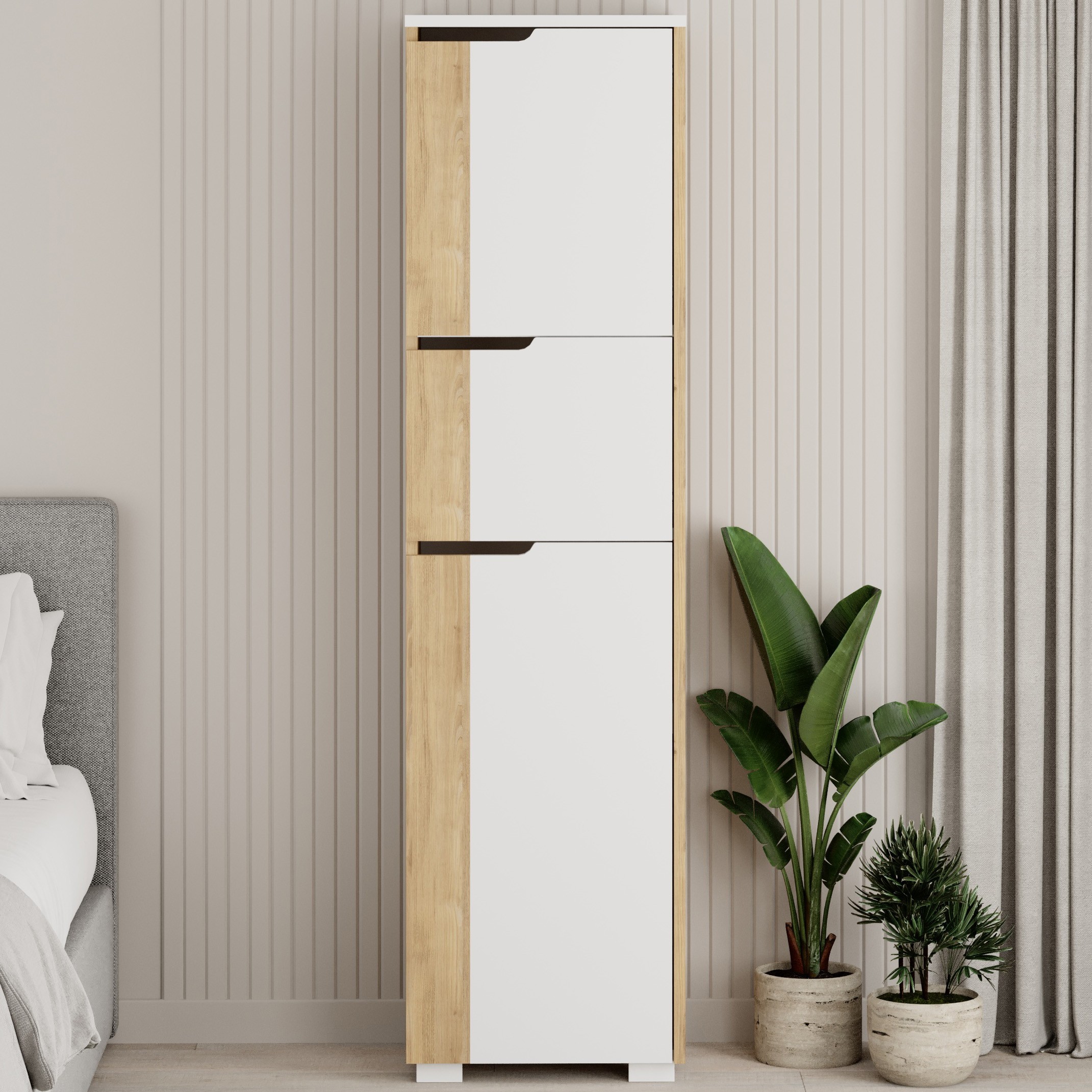 Max Multipurpose Maxi Cabinet Oak - White