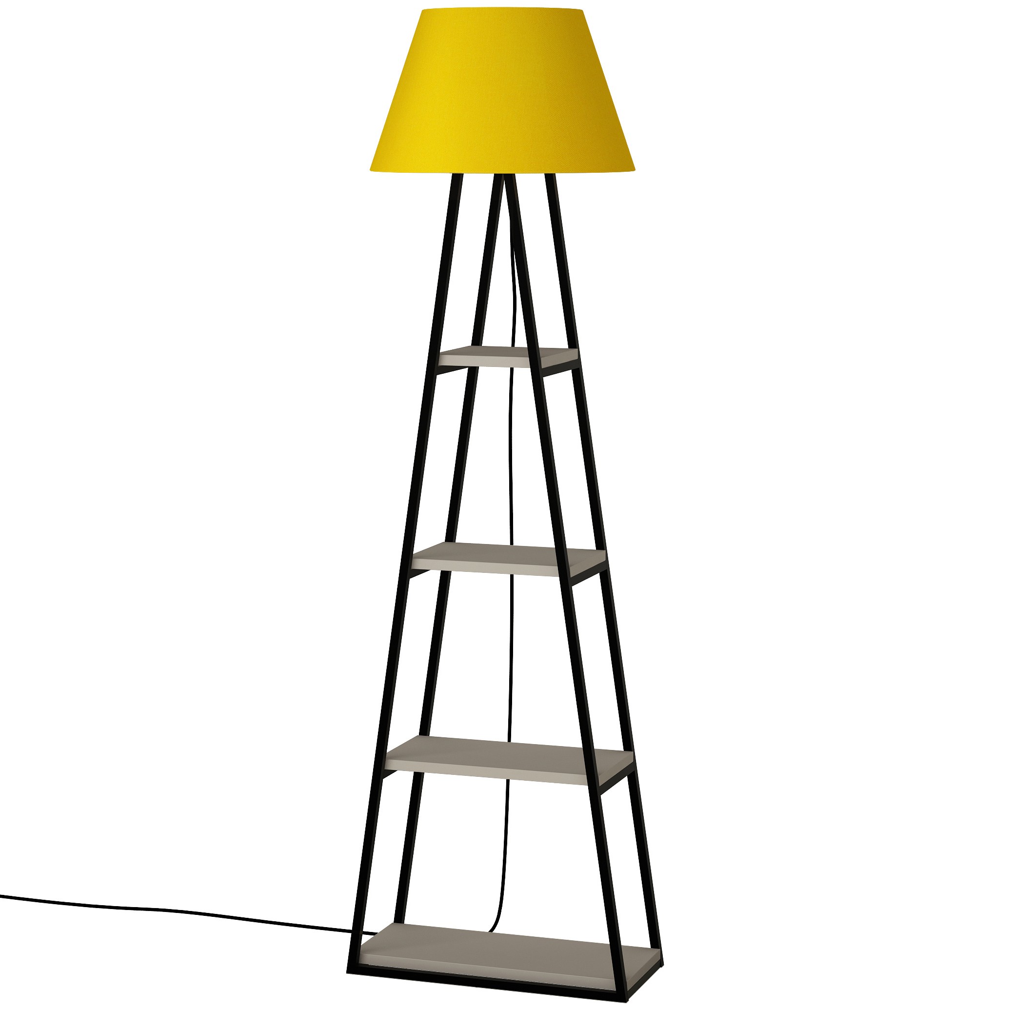 Pal Floor Lamp Light Mocha - Yellow