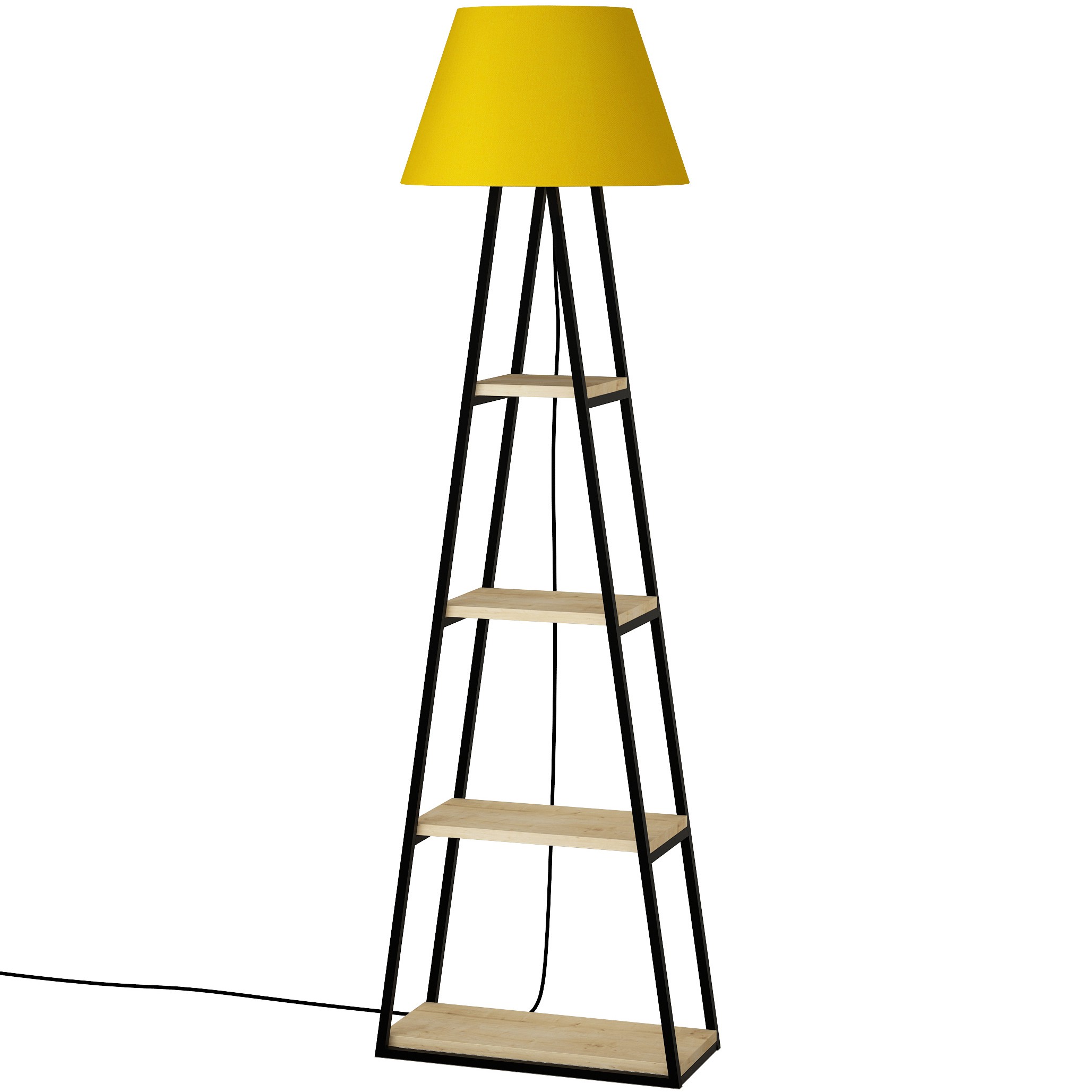 Pal Floor Lamp Oak - Yellow