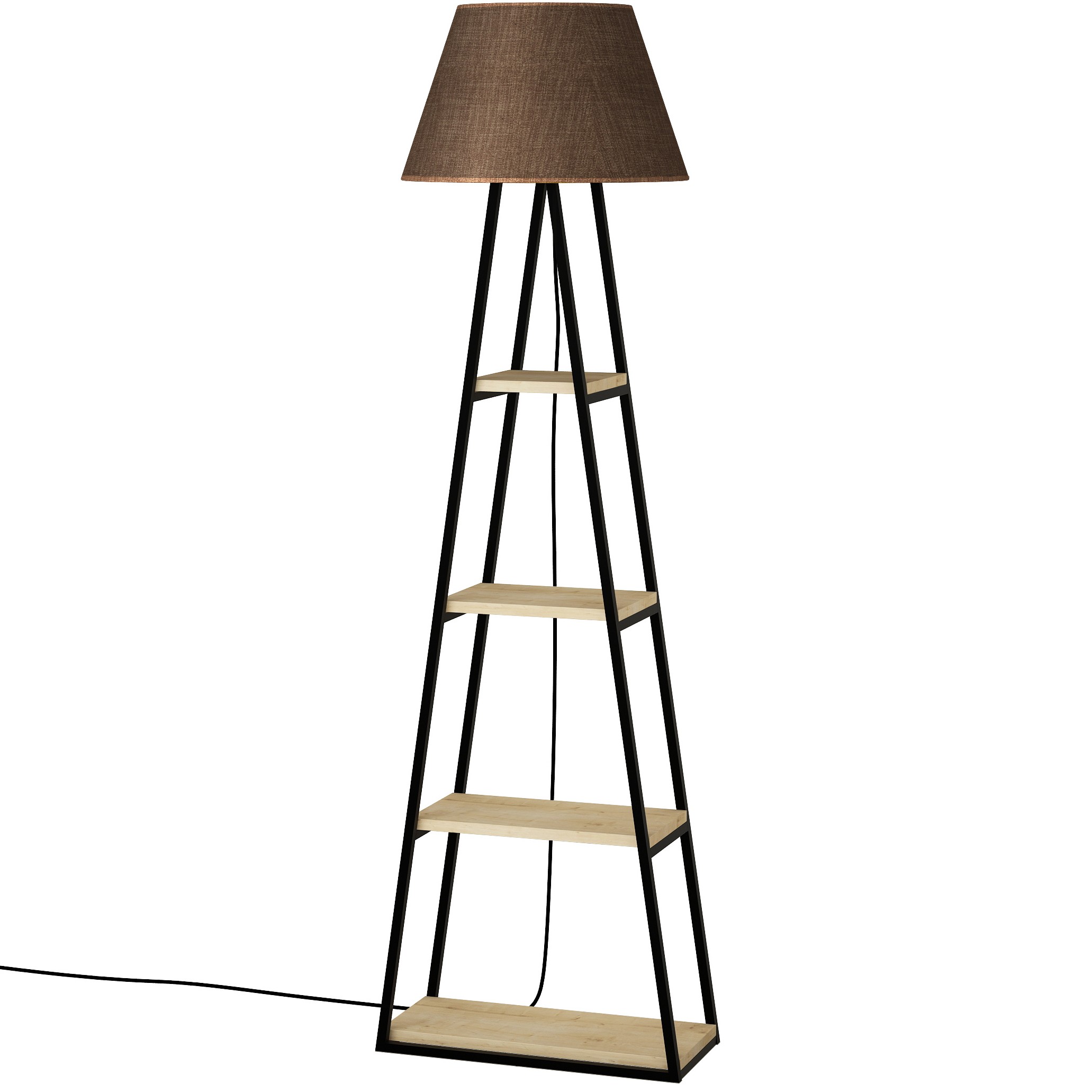 Pal Floor Lamp Oak - Brown