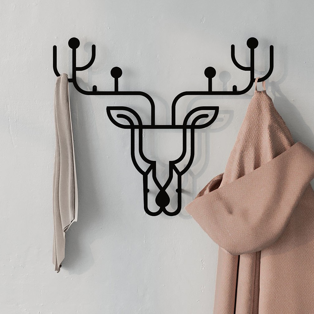 Metal Hanger Deer