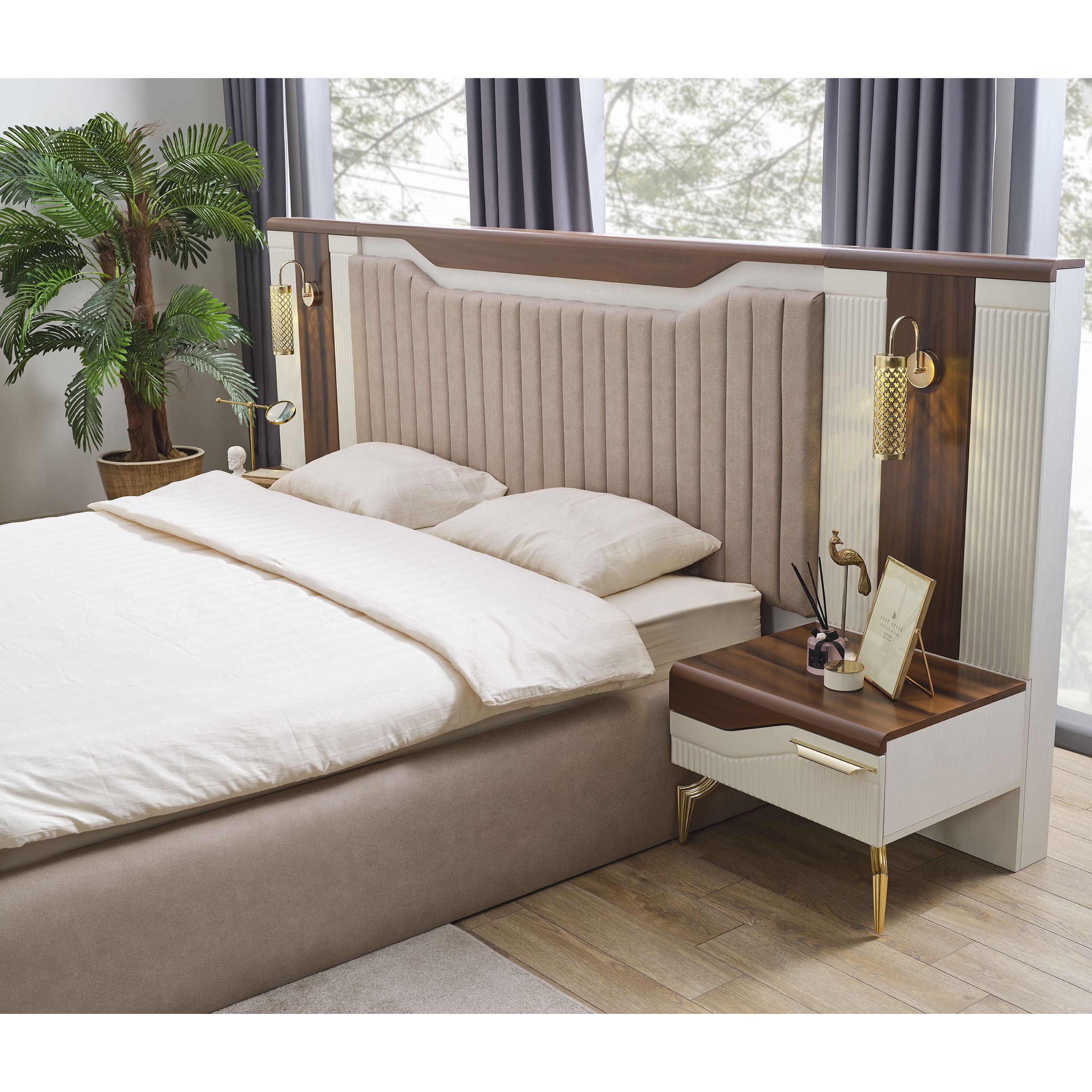 Style Hermes Vol1 Bed Without Storage 180x200 cm