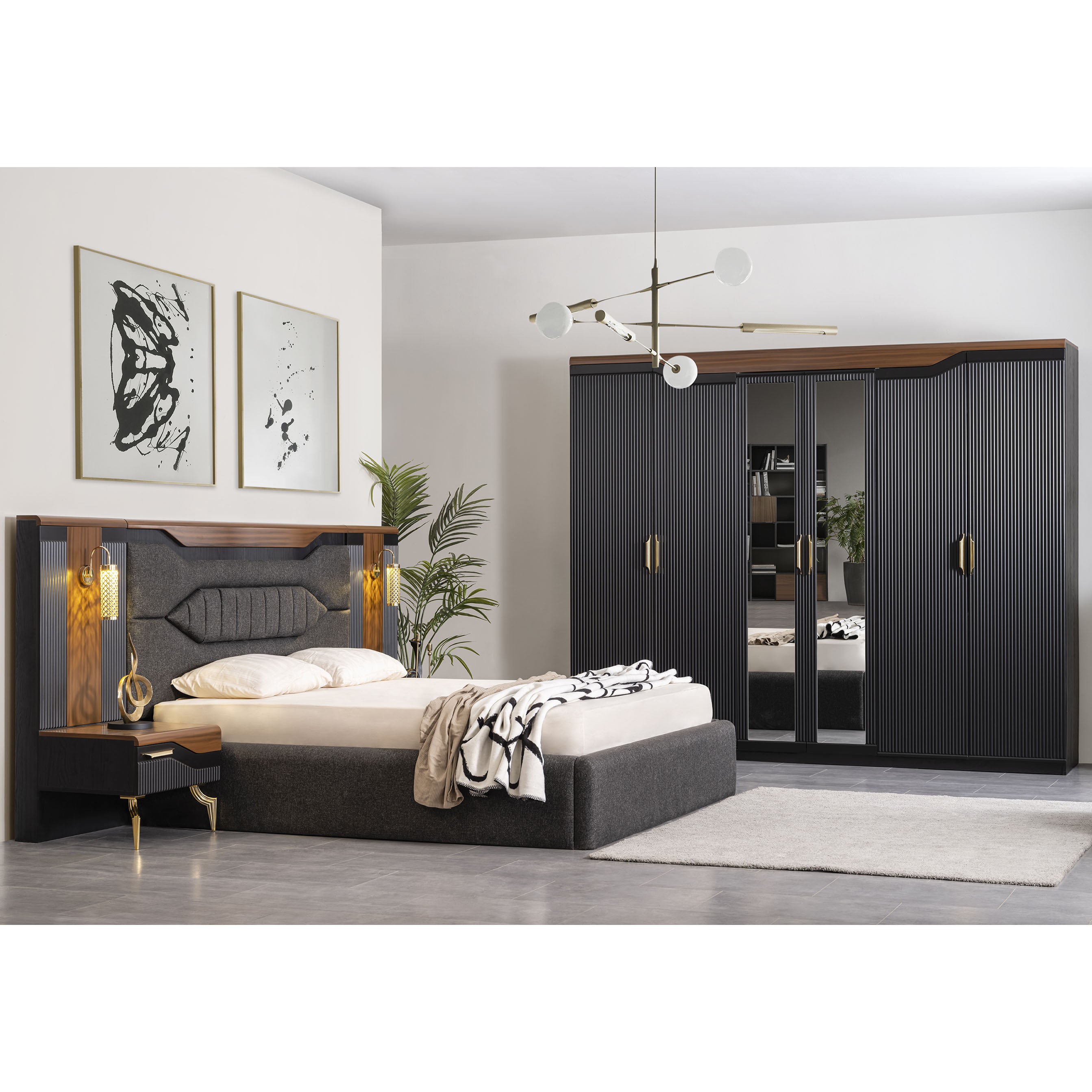 Style Vol2 Hermes Bedroom (Bed With Storage 180x200cm)
