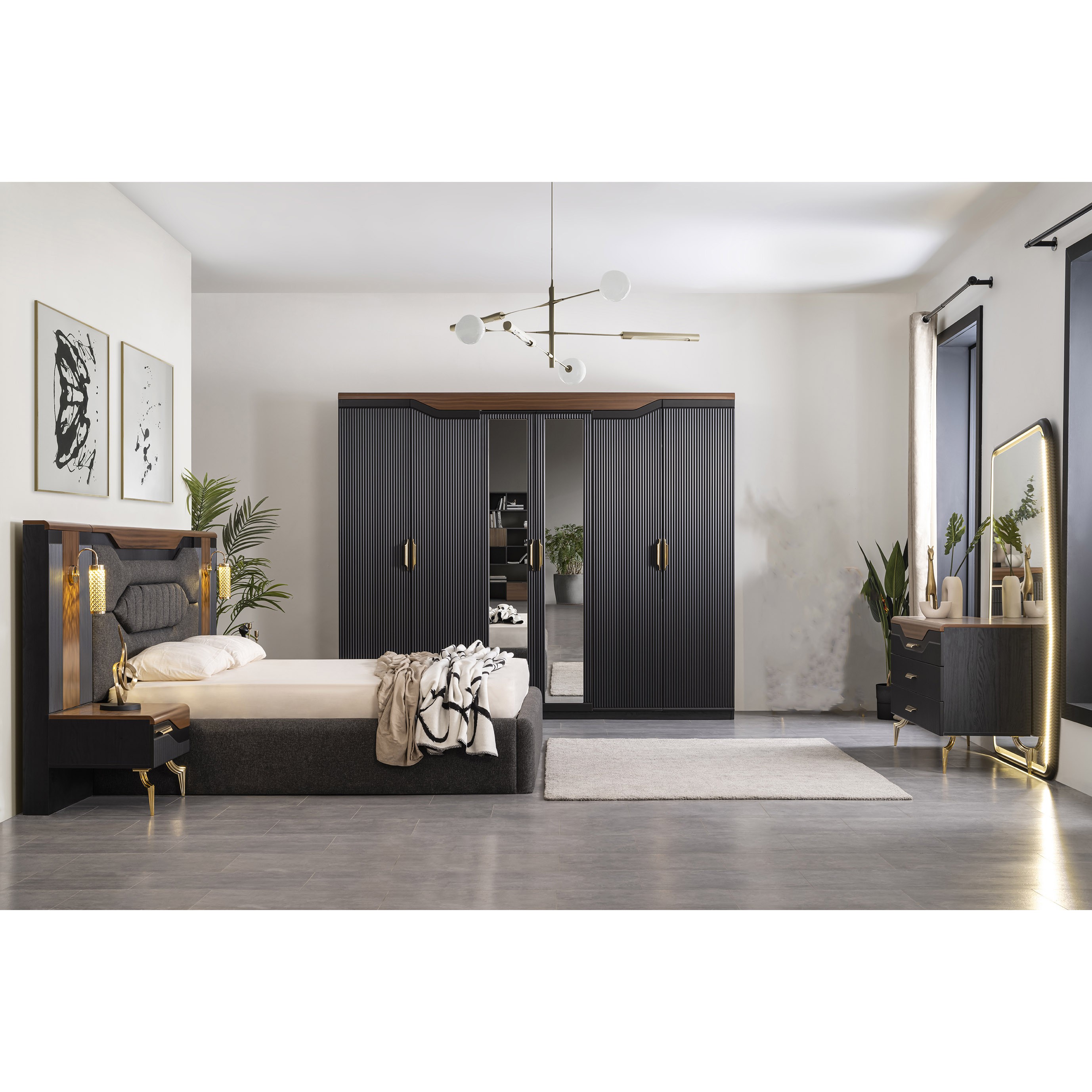 Style Hermes Vol2 Bedroom (Bed With Storage 160x200cm)
