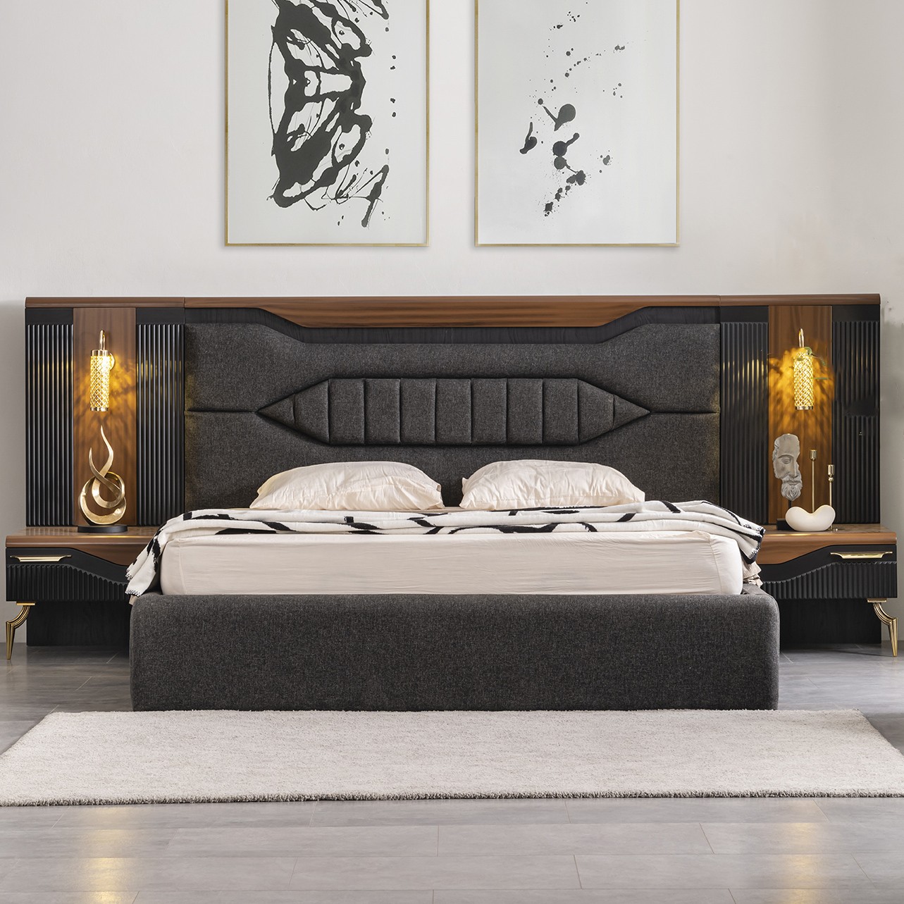 Style Hermes Vol2 Bed Without Storage 160x200 cm