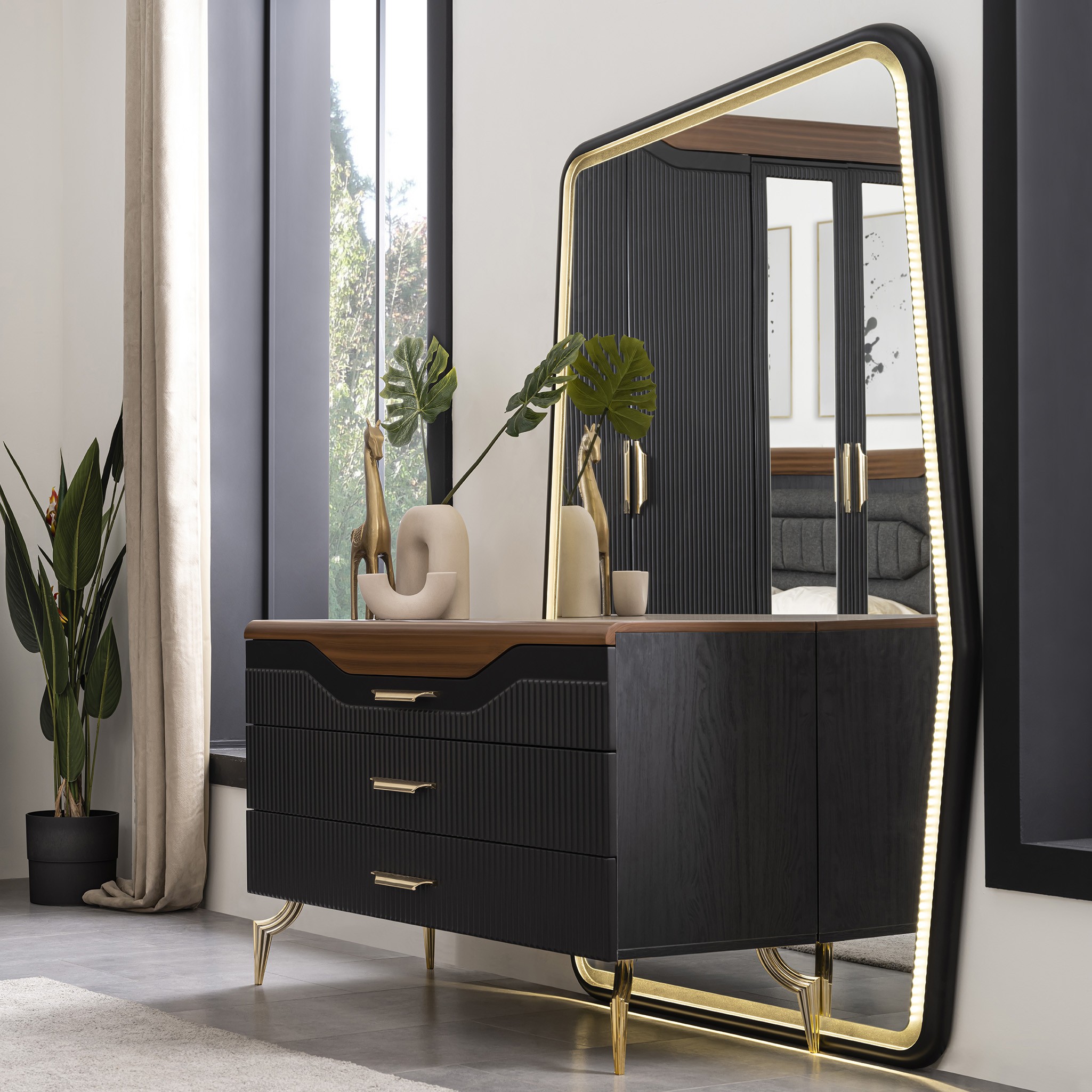 Style Hermes Vol2 Dresser With Mirror