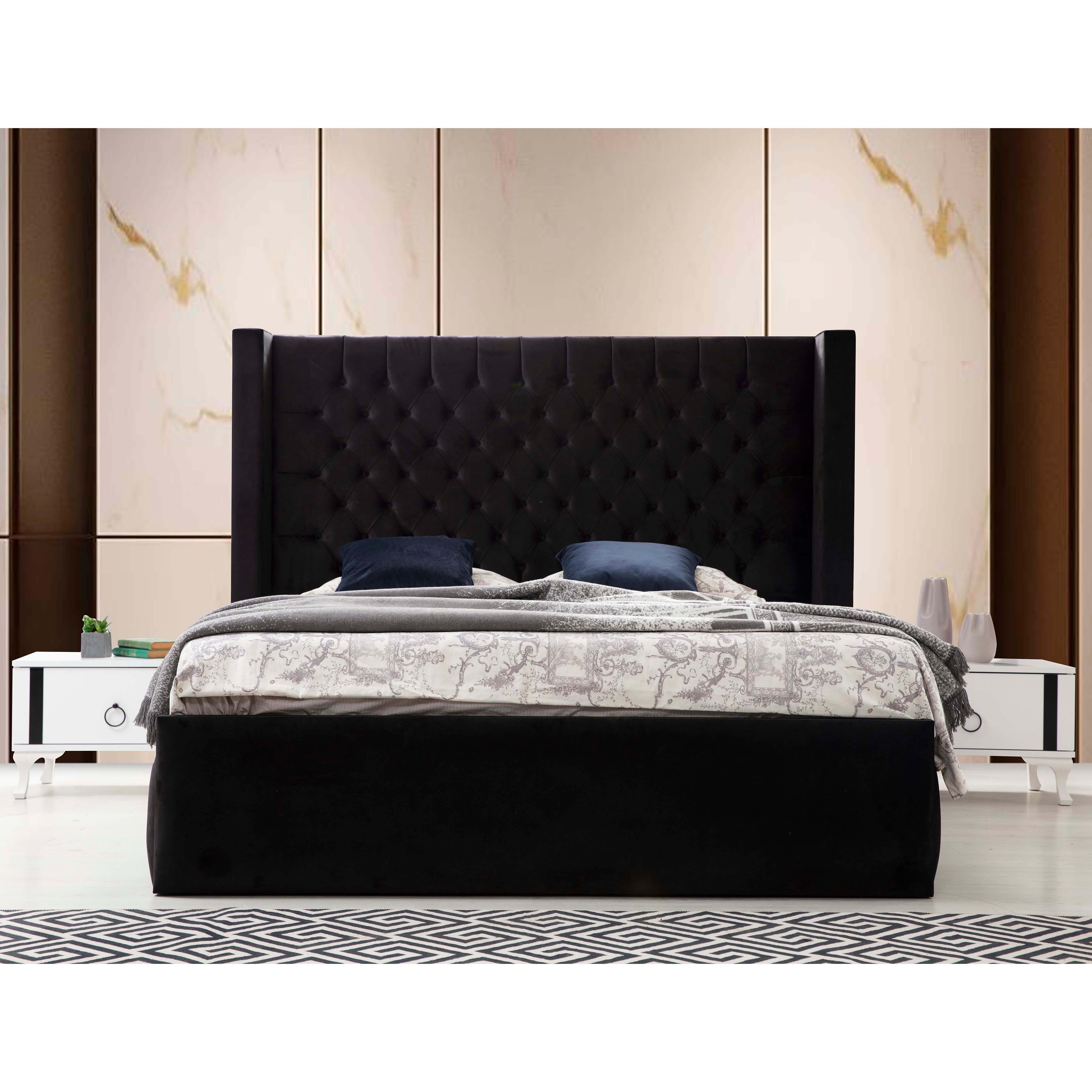 Inci Bed With Storage 180x200 cm