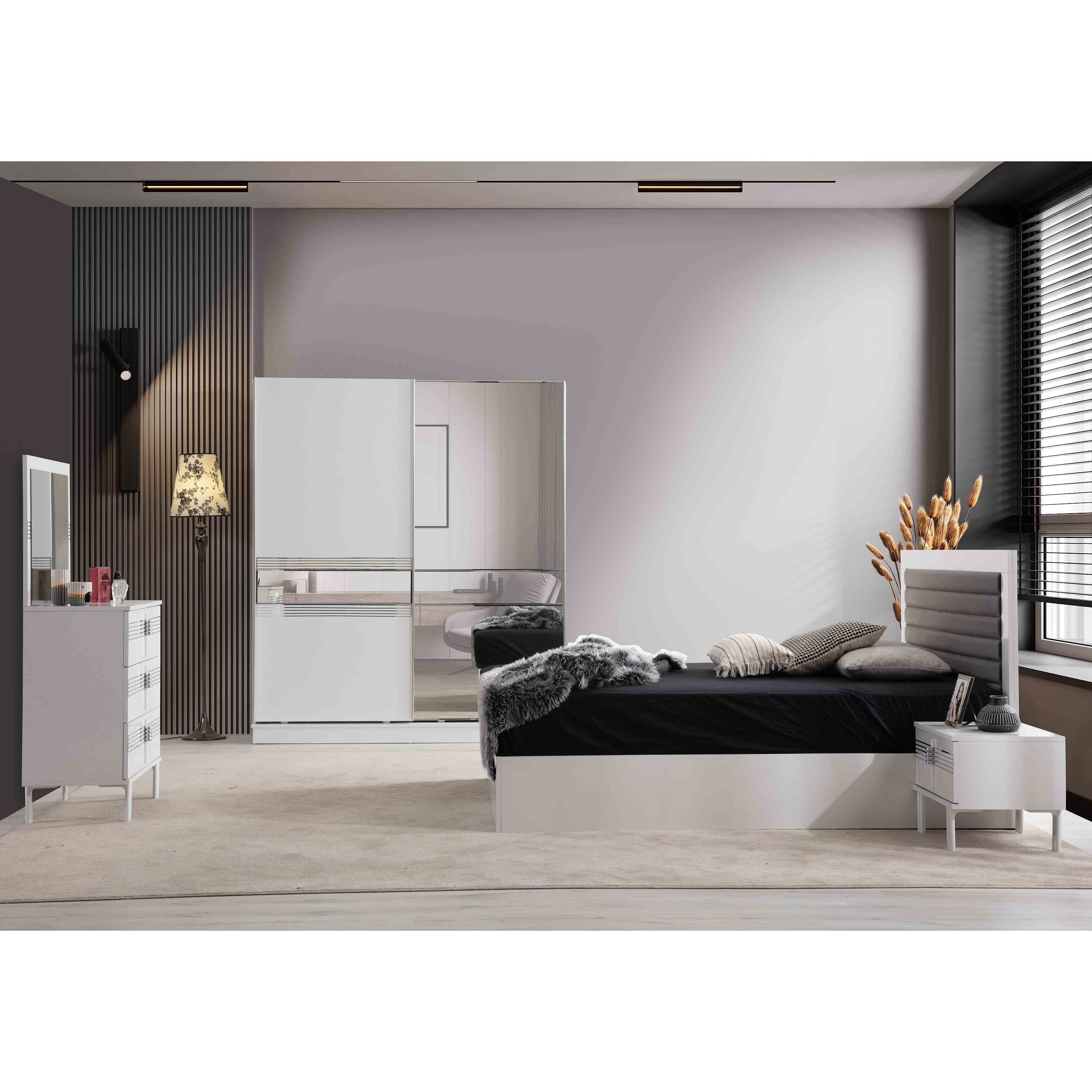Lemans Bedroom With 180 cm Wardrobe
