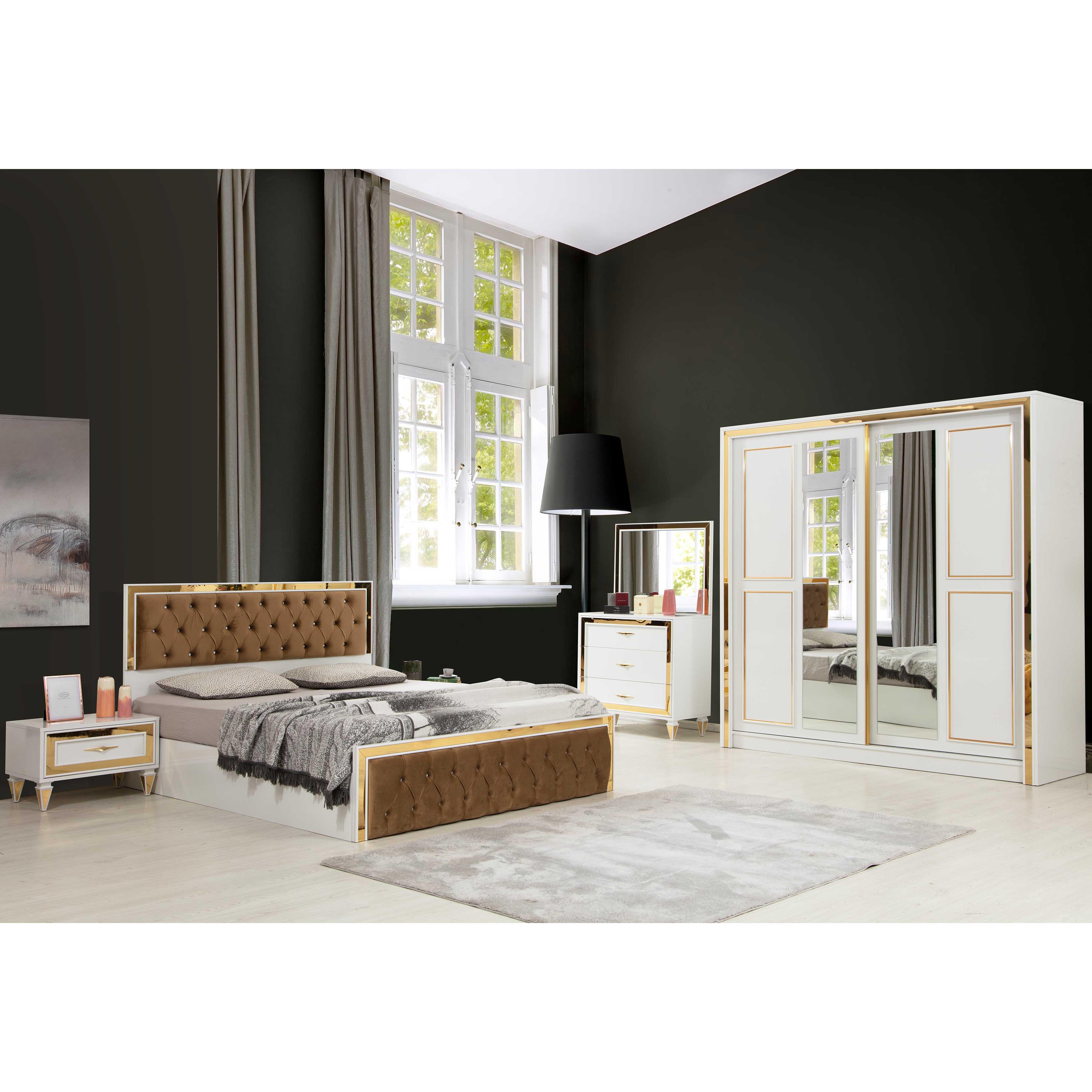 Prenses Vol1 Bedroom With 210 cm Wardrobe