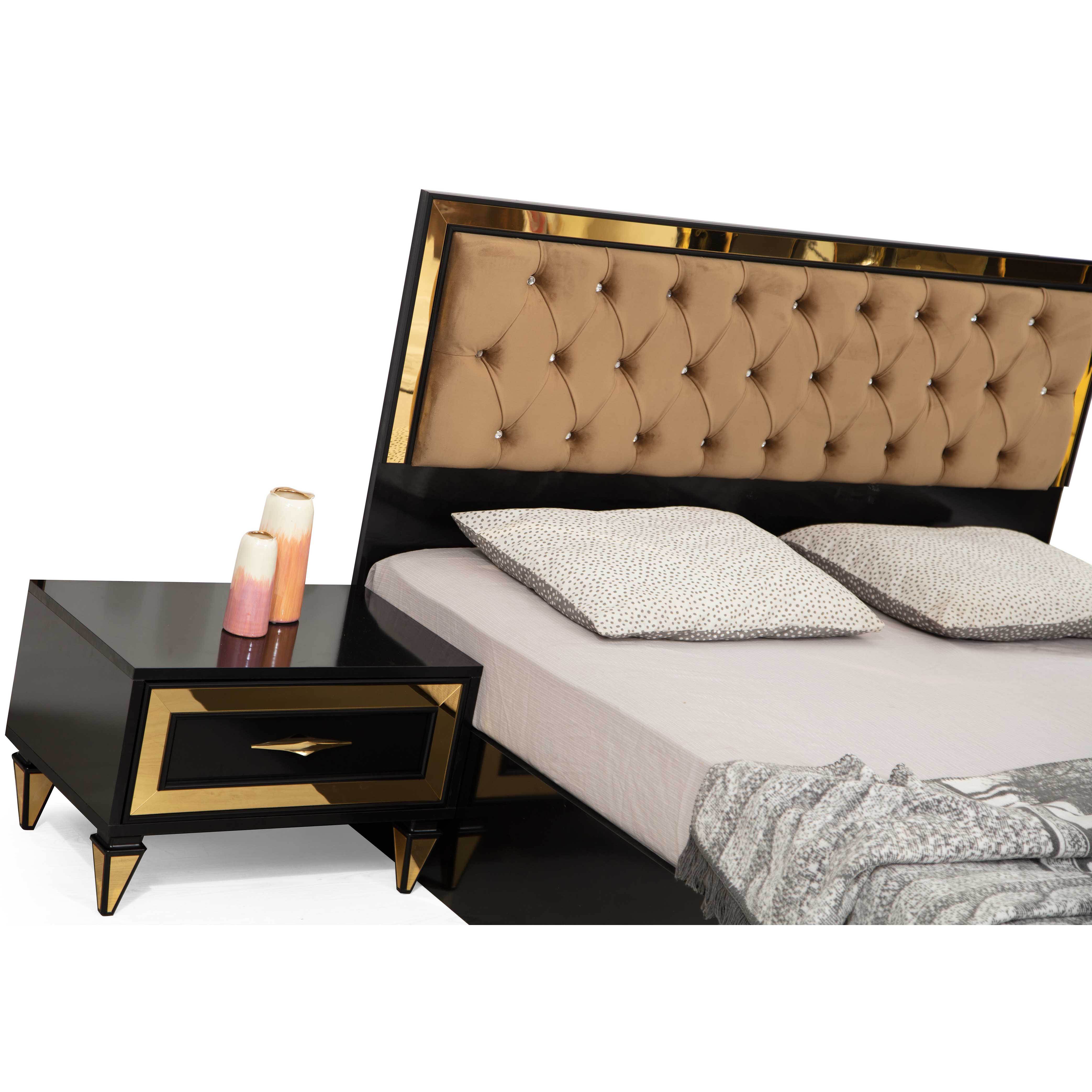Prenses Vol2 Bed With Storage 180x200 cm